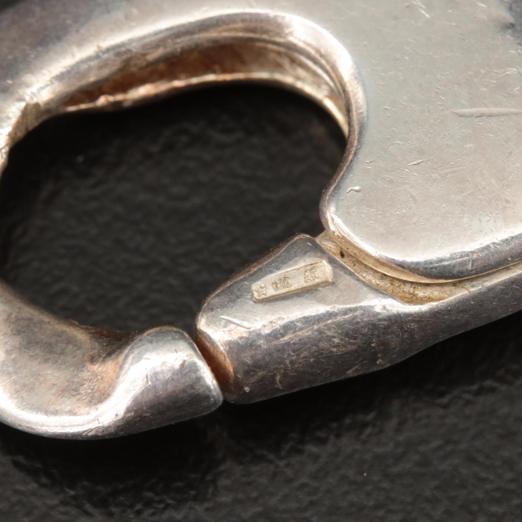 Italian Sterling Large Curb Link Bracelet