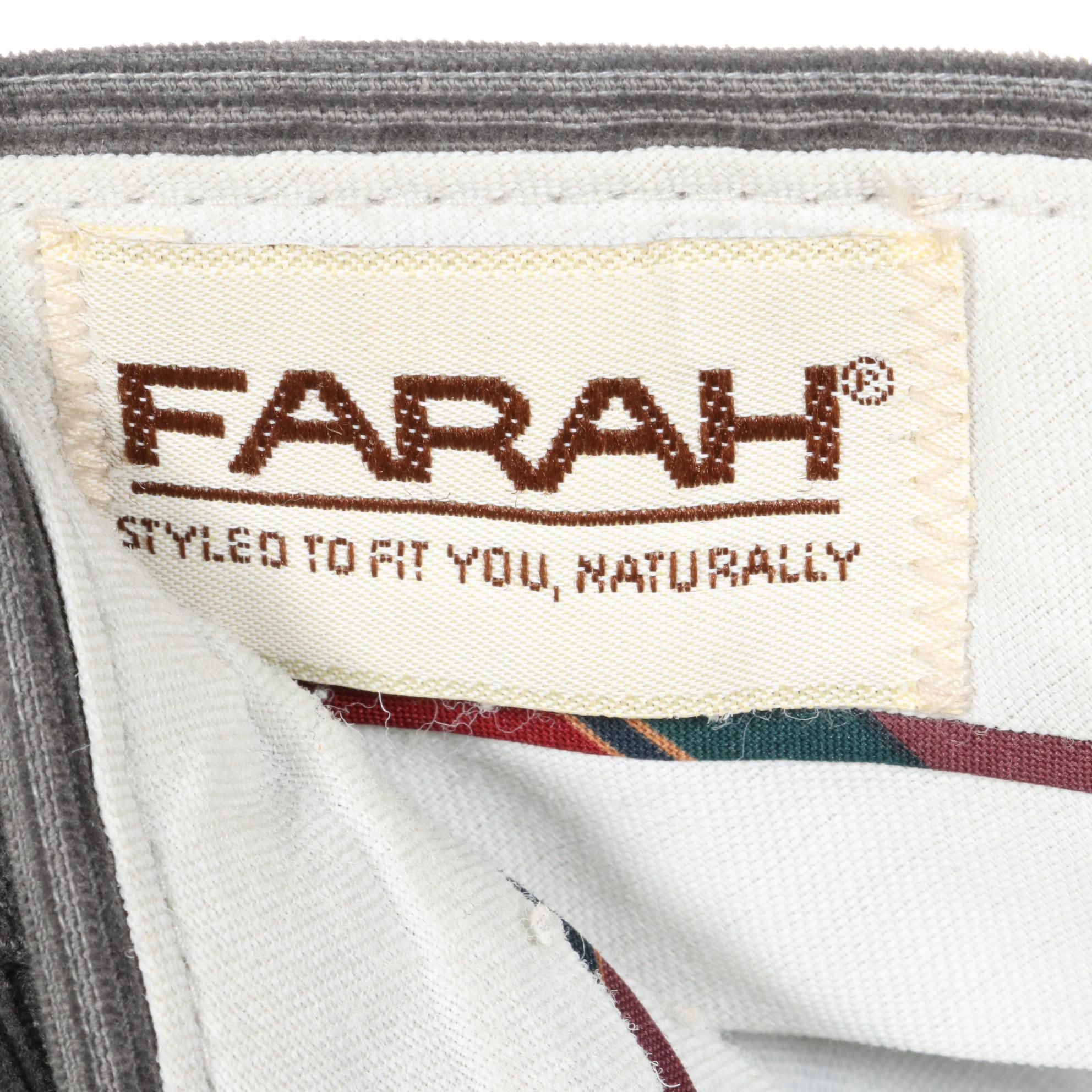 Kasper Pleated Pants, Liz Claiborne Corduroys with Men's Farah, Sears Pants