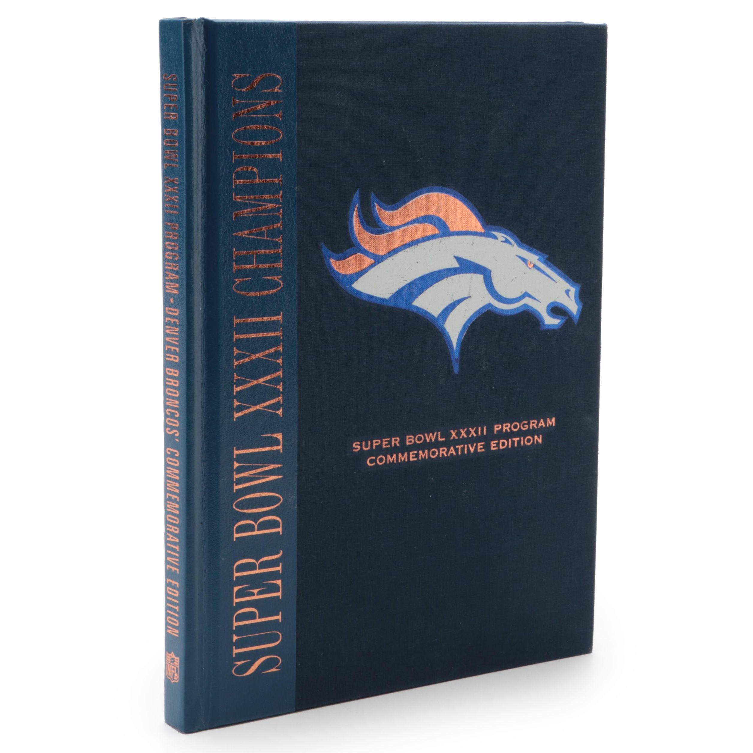 John Elway Signed Denver Broncos Super Bowl XXXII Champions Program