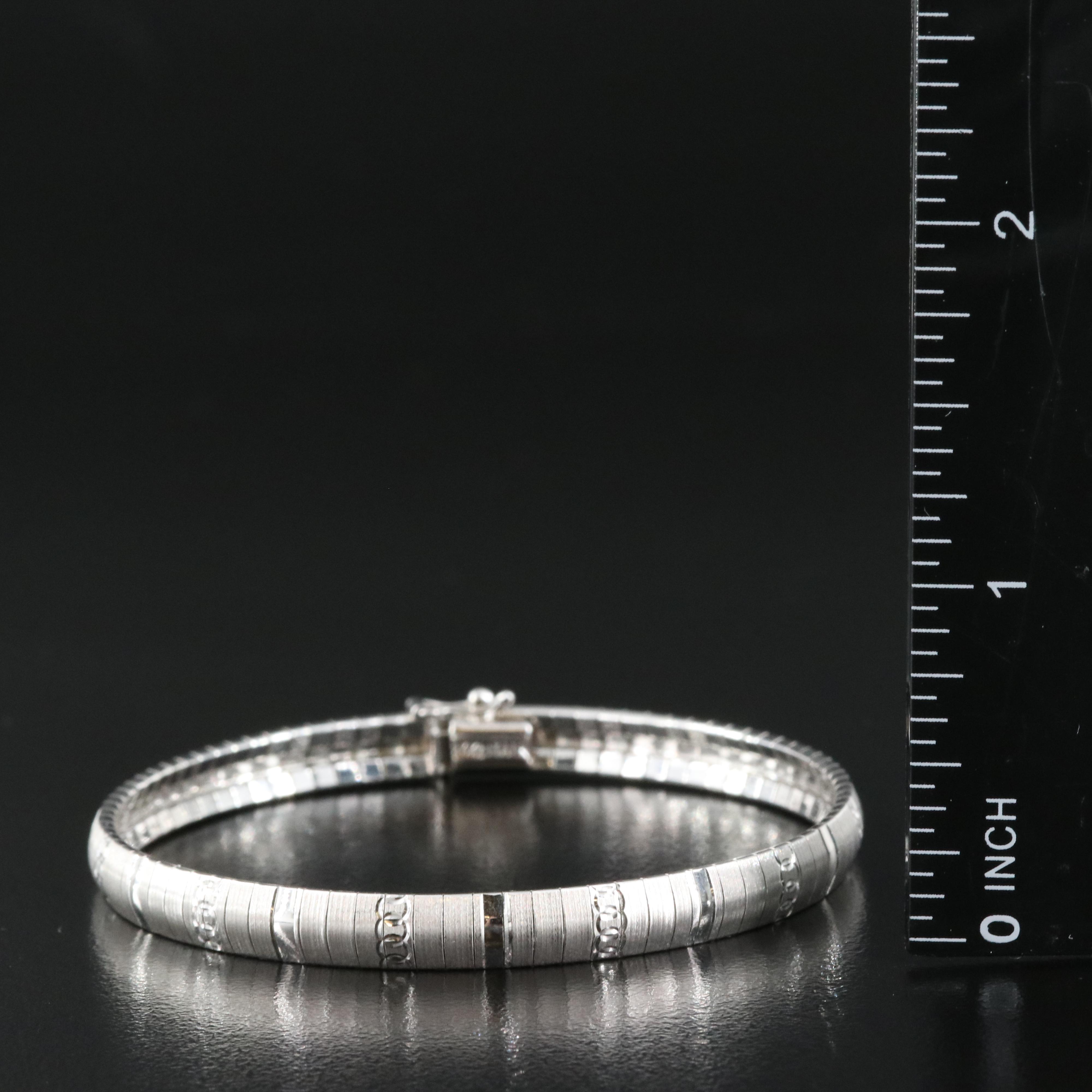 Italian 14K Omega Bracelet