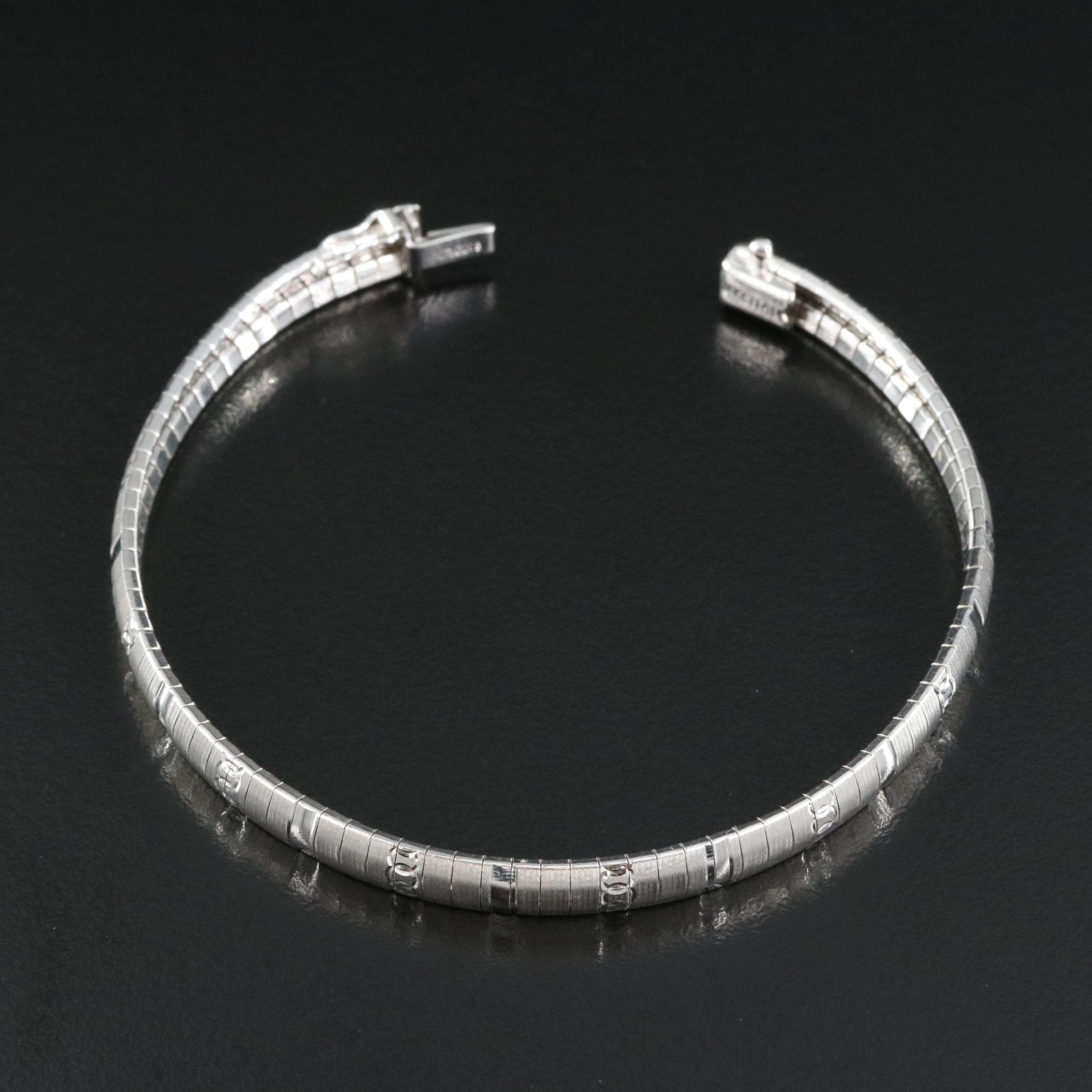 Italian 14K Omega Bracelet