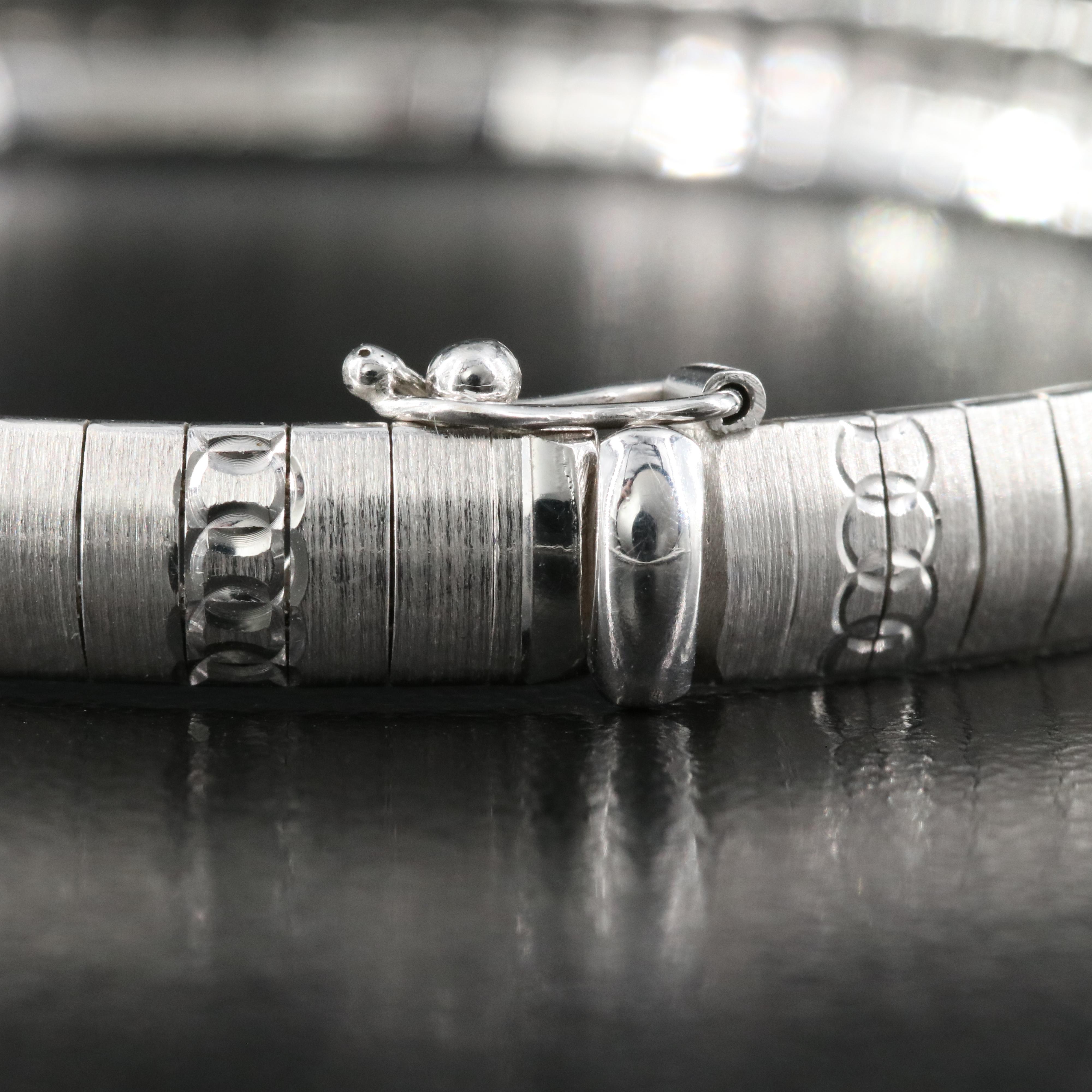 Italian 14K Omega Bracelet