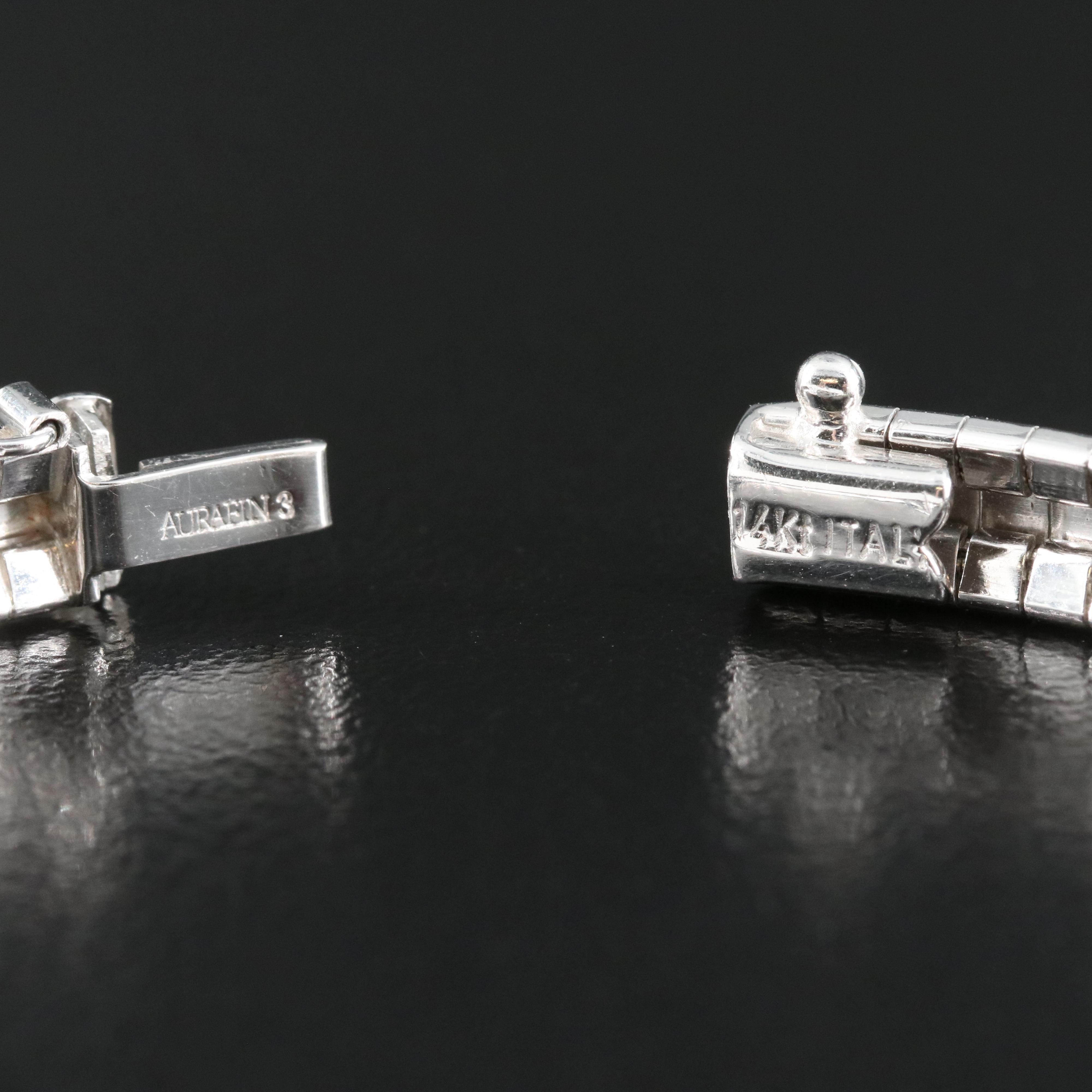 Italian 14K Omega Bracelet