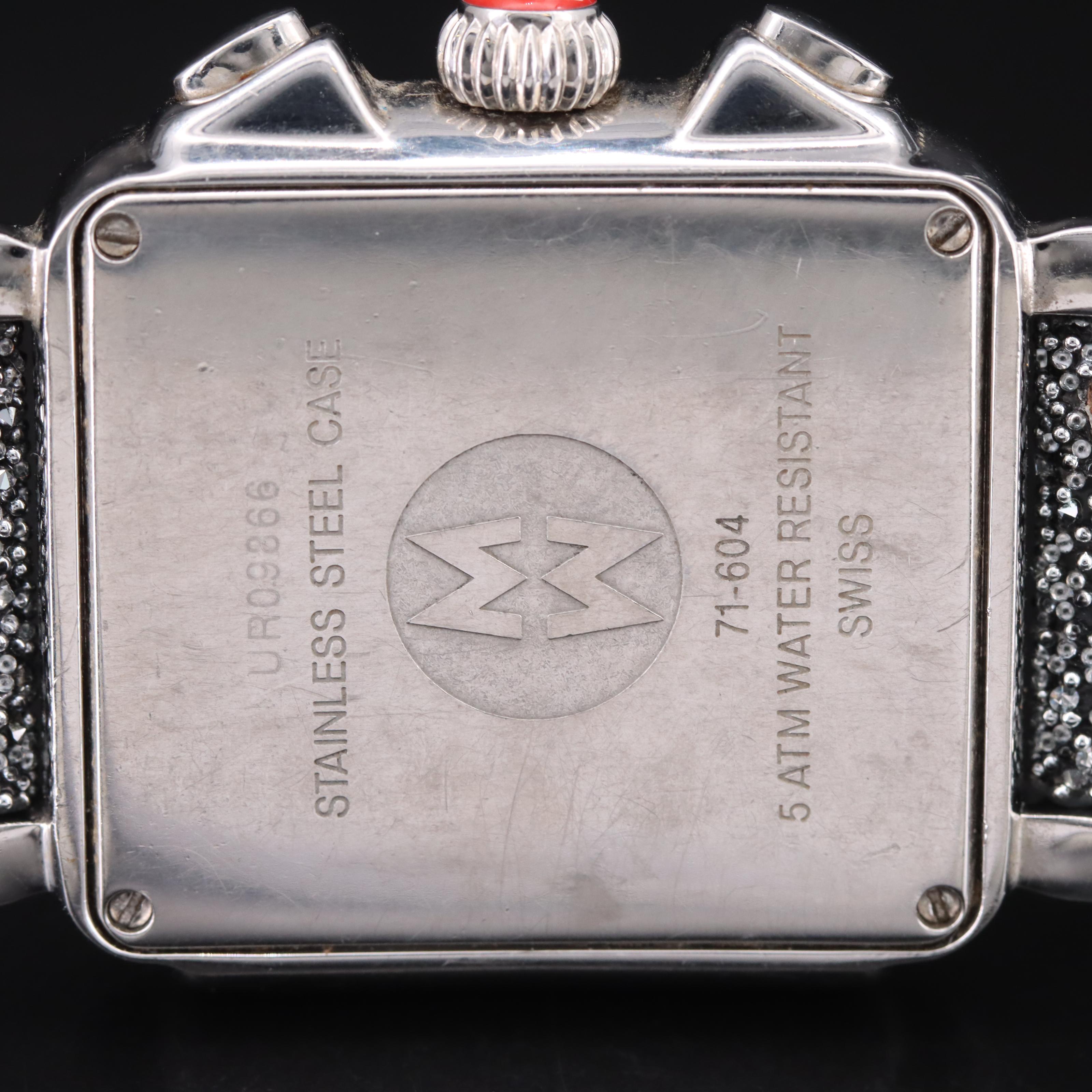 Michele Urban Chronograph Stainless Steel Watch