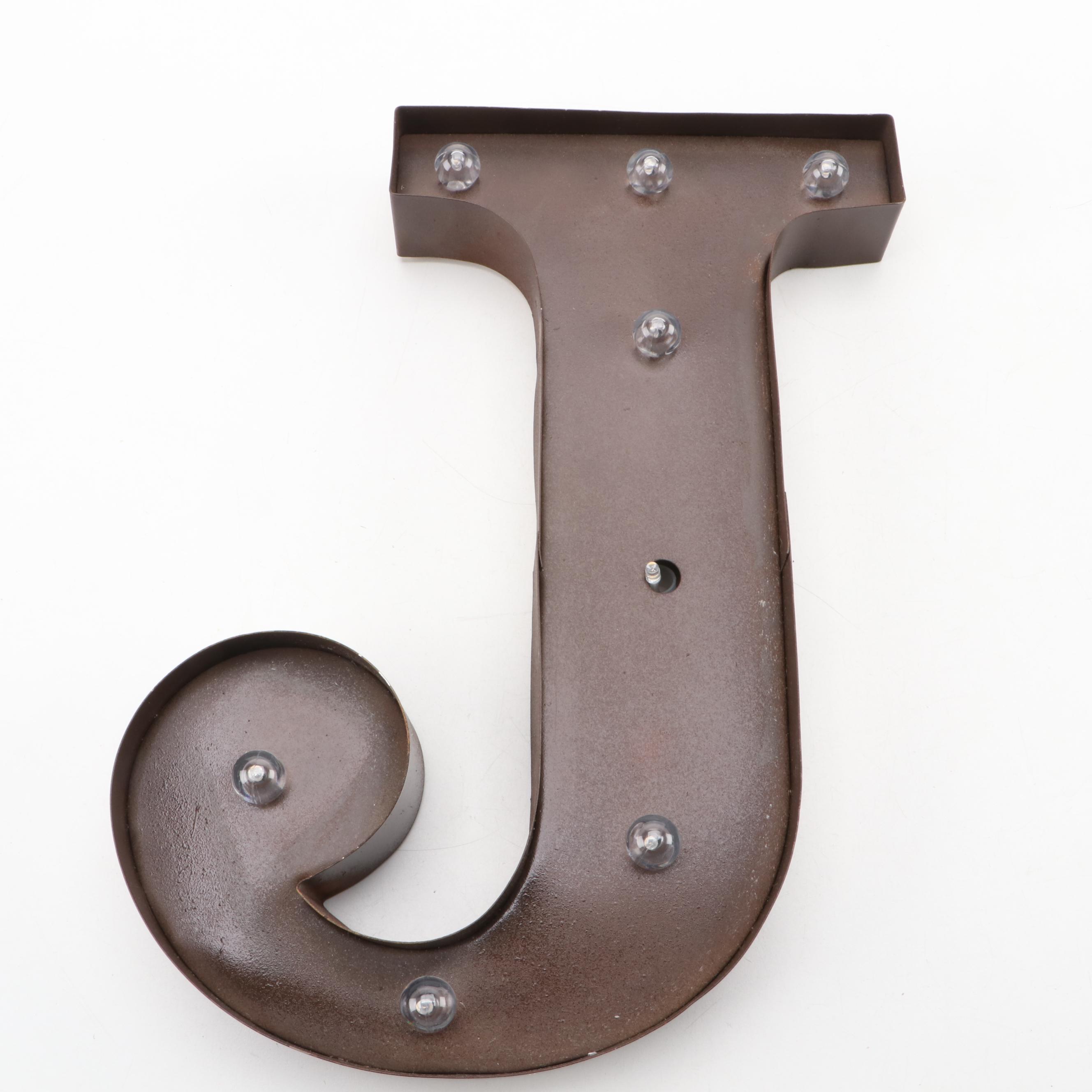 Oversized Marquee Letters with LED Lighting