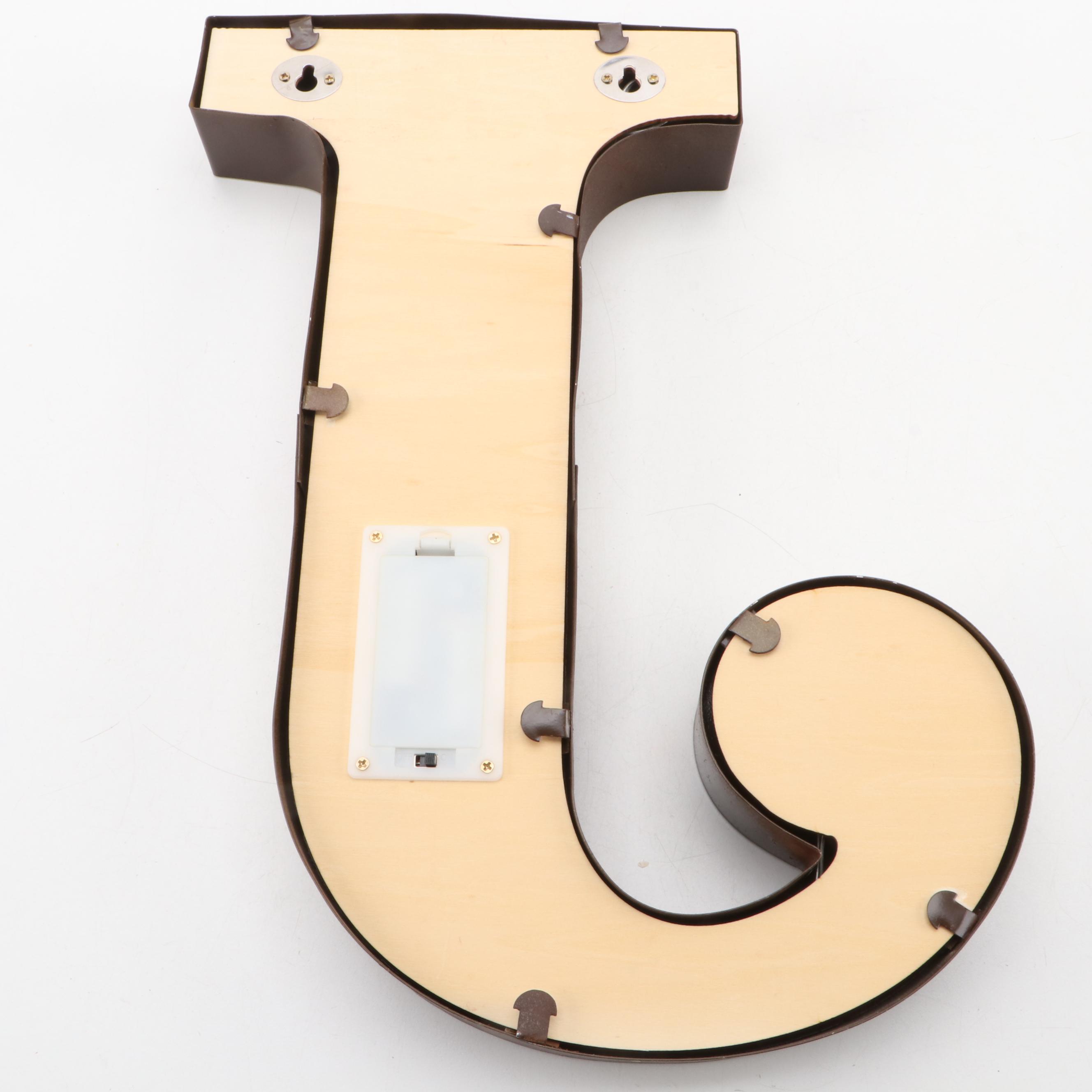 Oversized Marquee Letters with LED Lighting