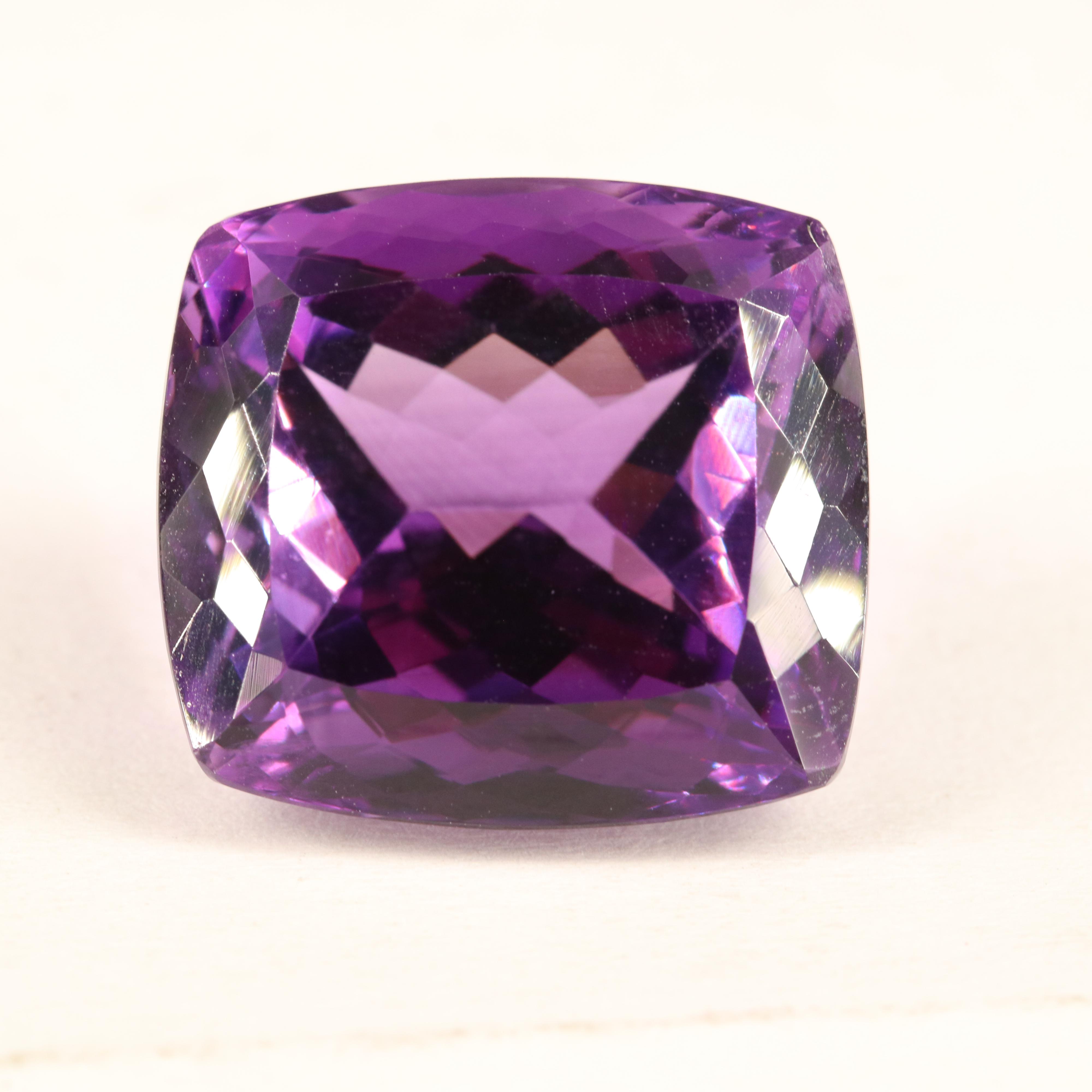 Loose 25.36 CT Amethyst