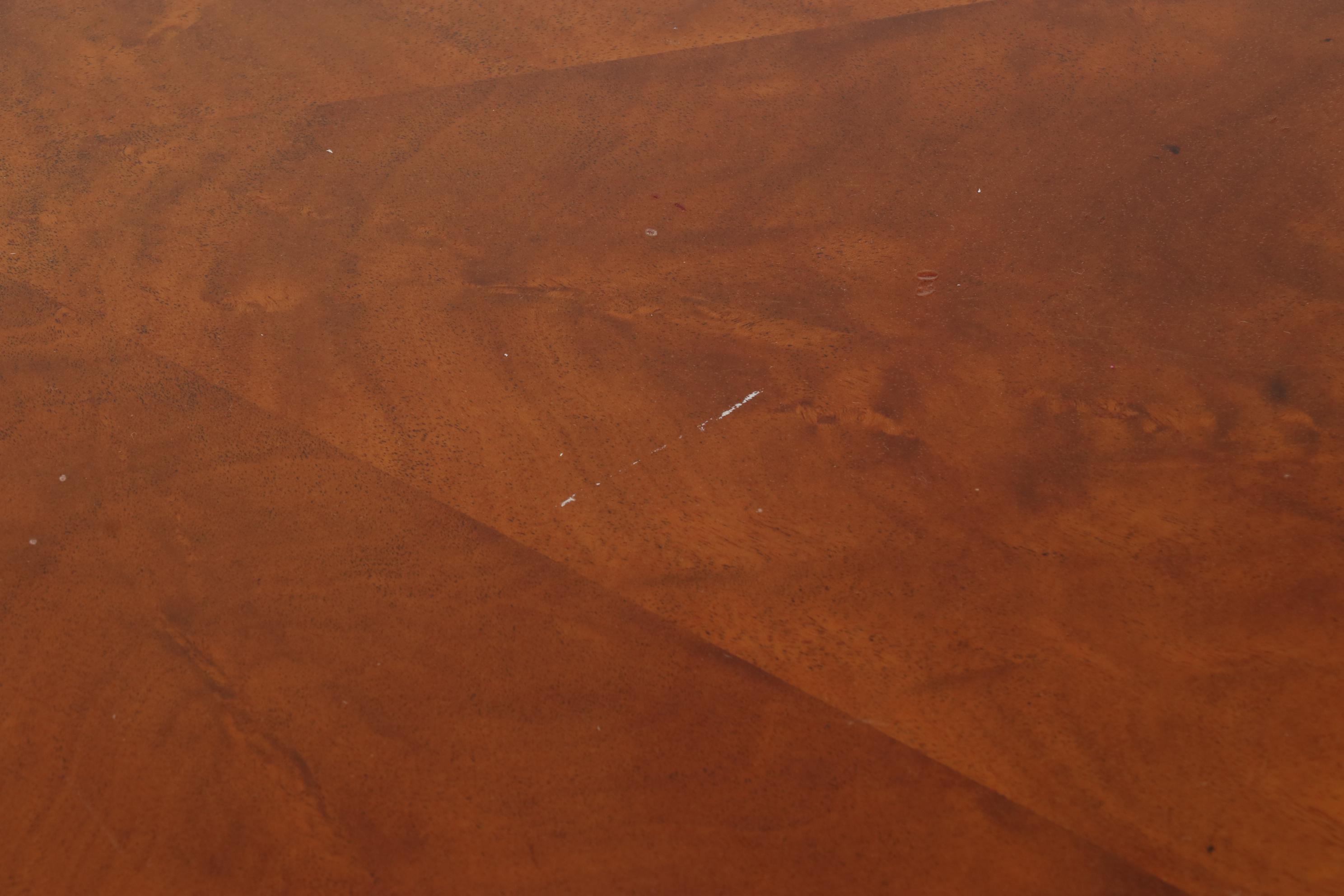 Henredon Biedermeier Style Mahogany-Veneered Octagonal Pedestal Table