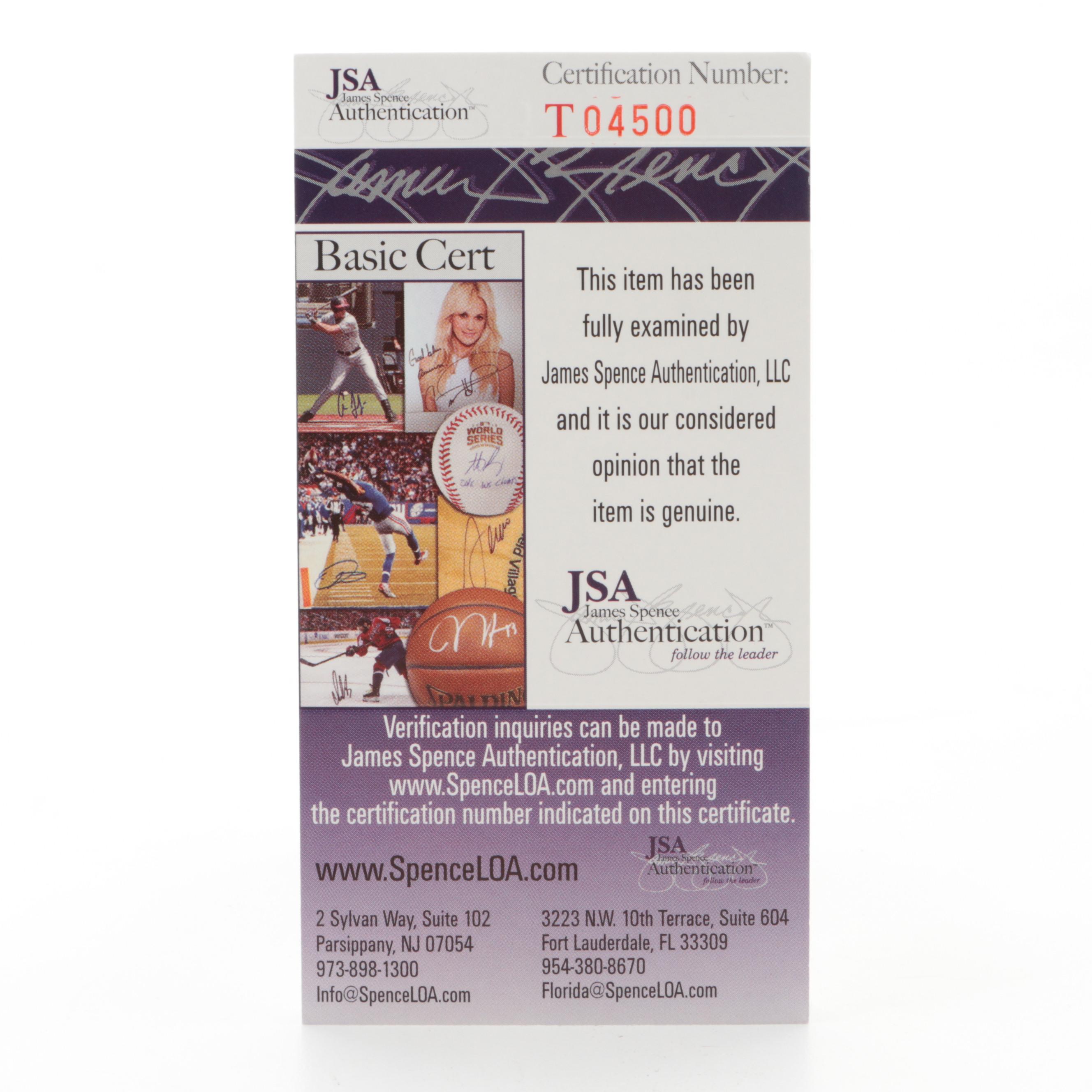 George W. Bush Signed "Decision Points" Hardcover Book