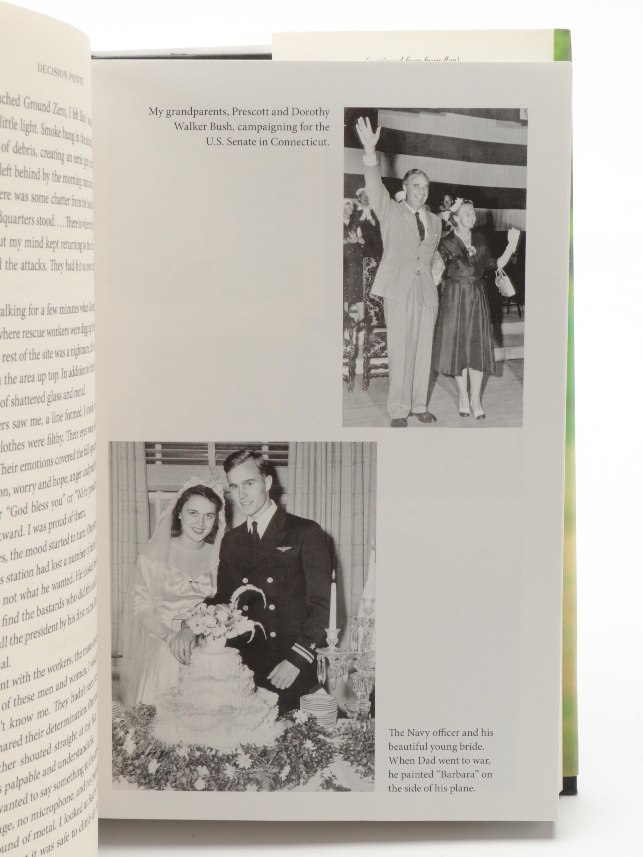 George W. Bush Signed "Decision Points" Hardcover Book