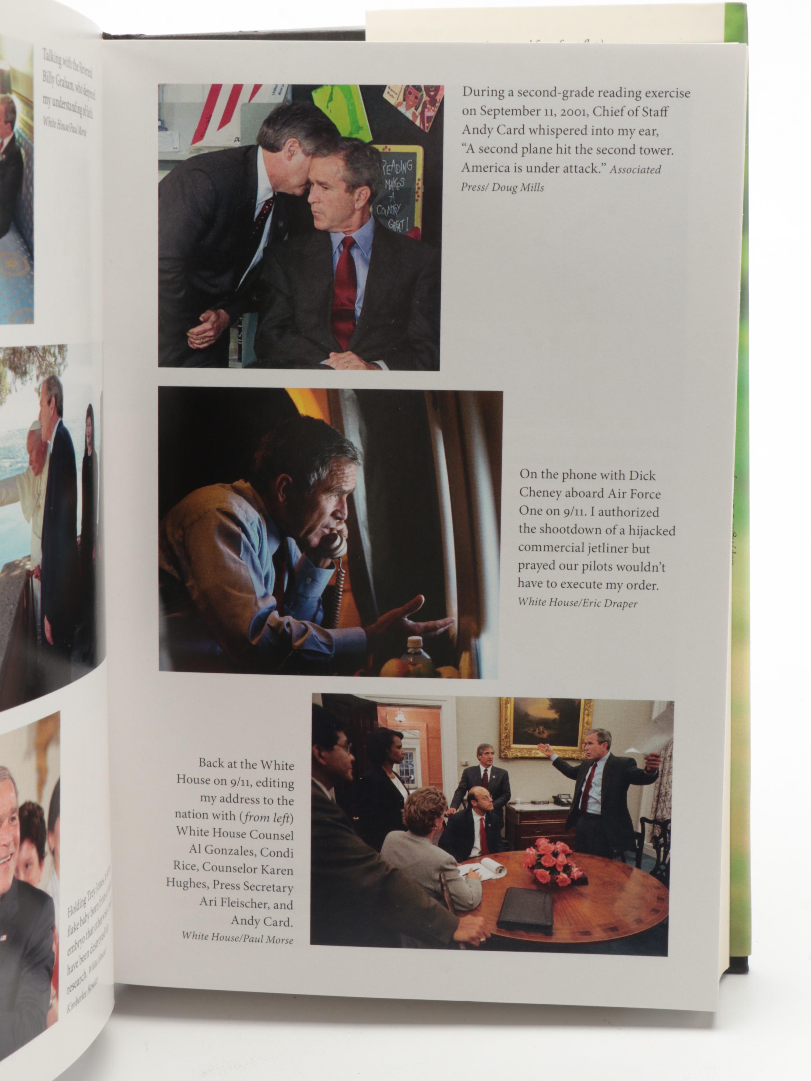 George W. Bush Signed "Decision Points" Hardcover Book