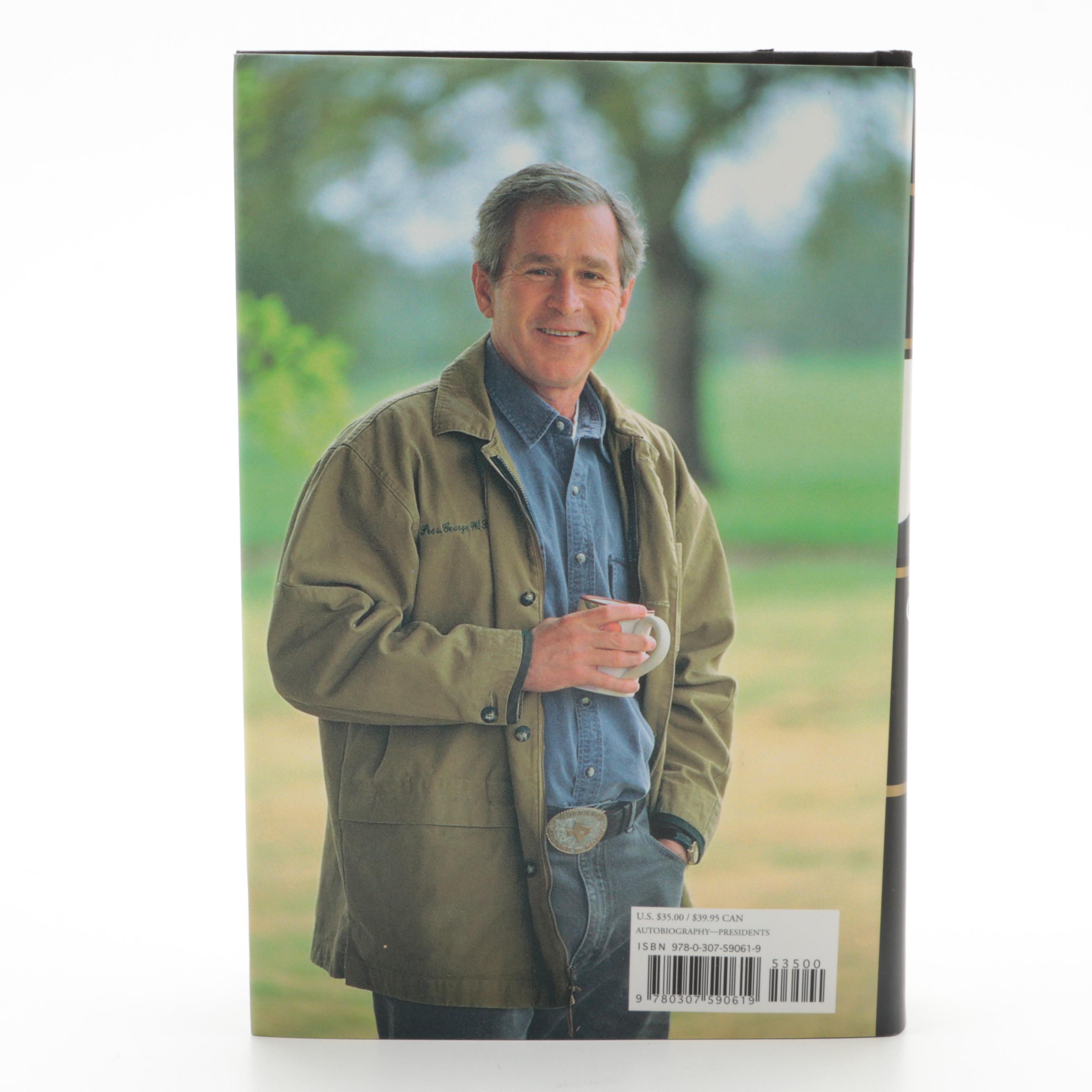 George W. Bush Signed "Decision Points" Hardcover Book