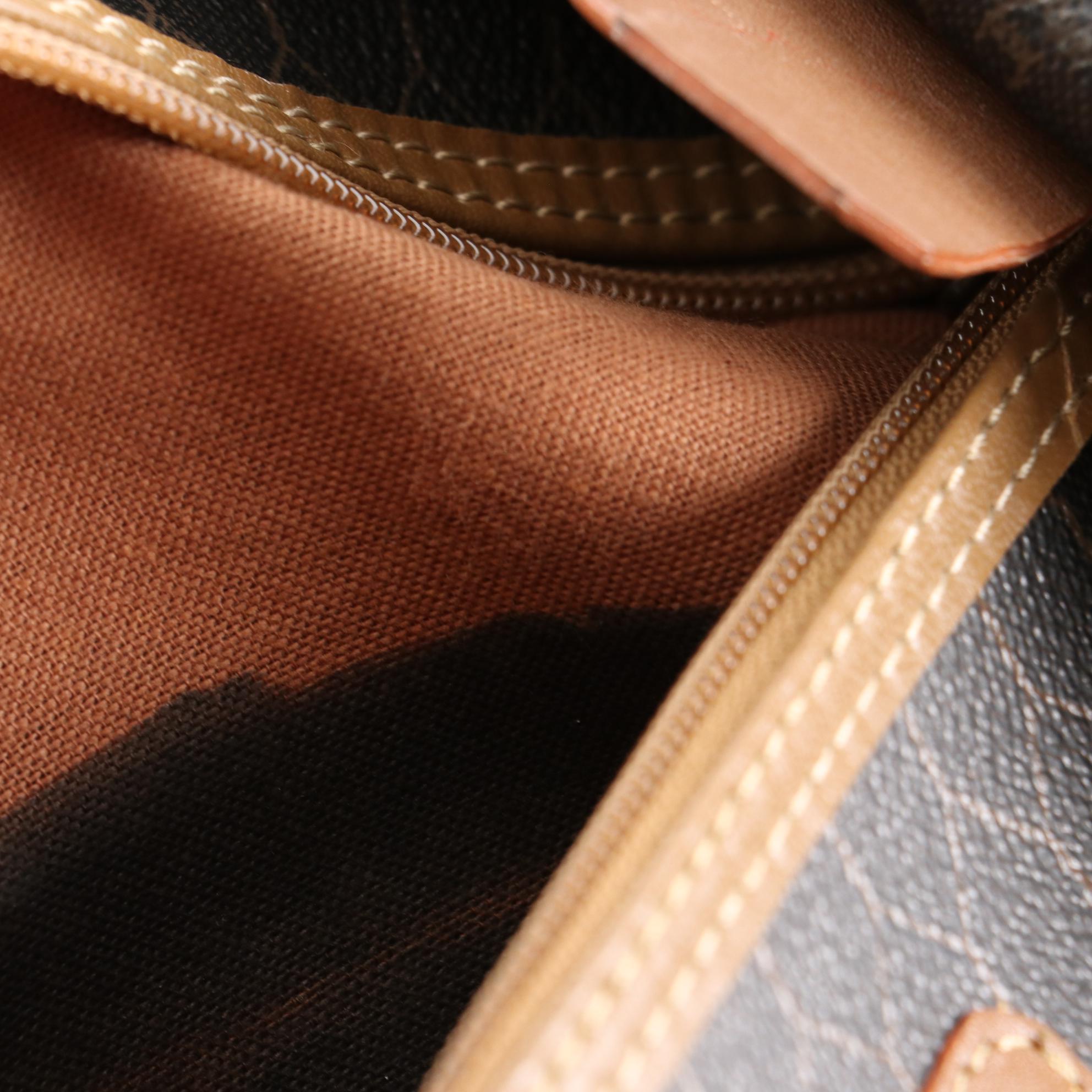 Christian Dior Boston Bag Duffel in Honeycomb Coated Canvas with Leather Trim