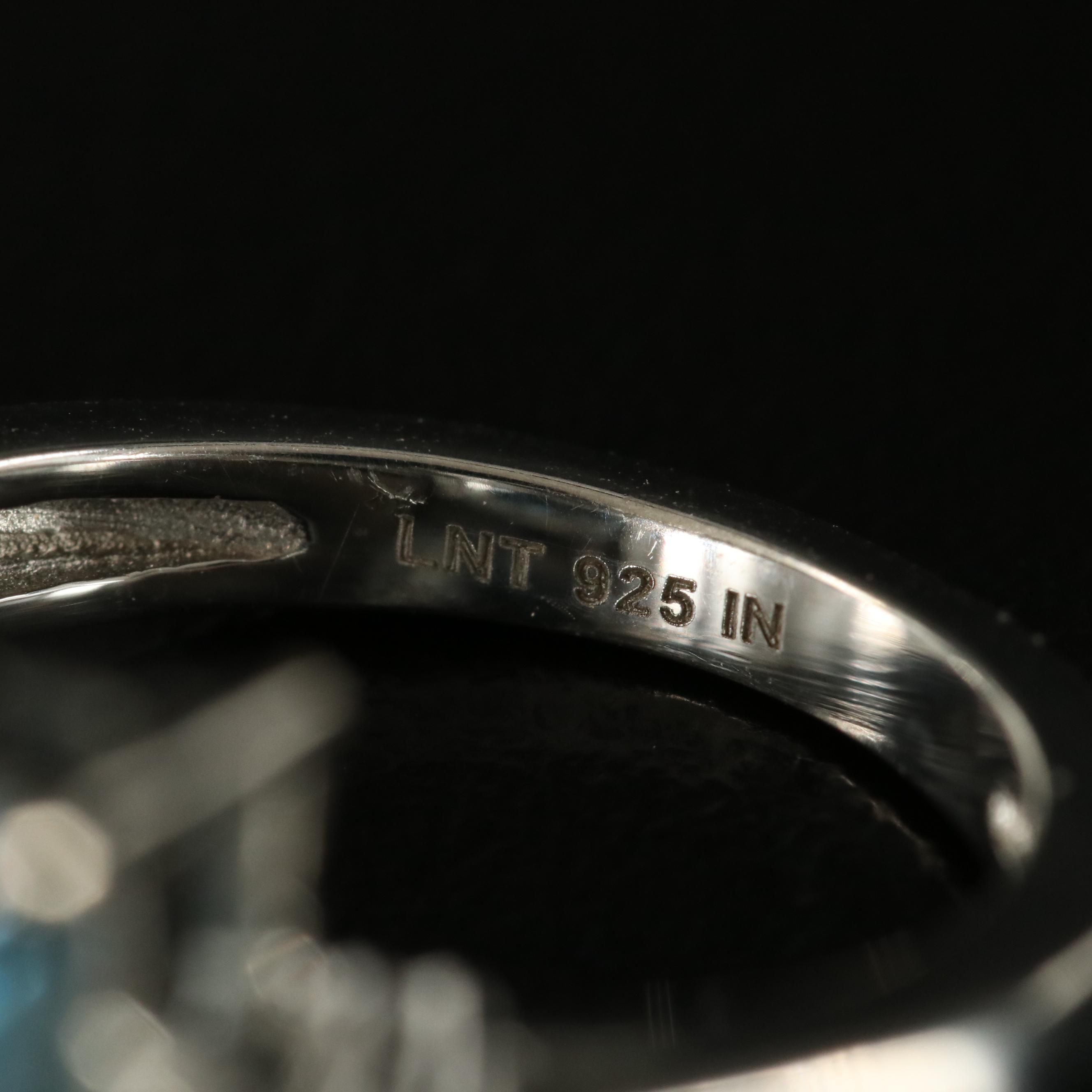 Sterling Swiss Blue Topaz Ring