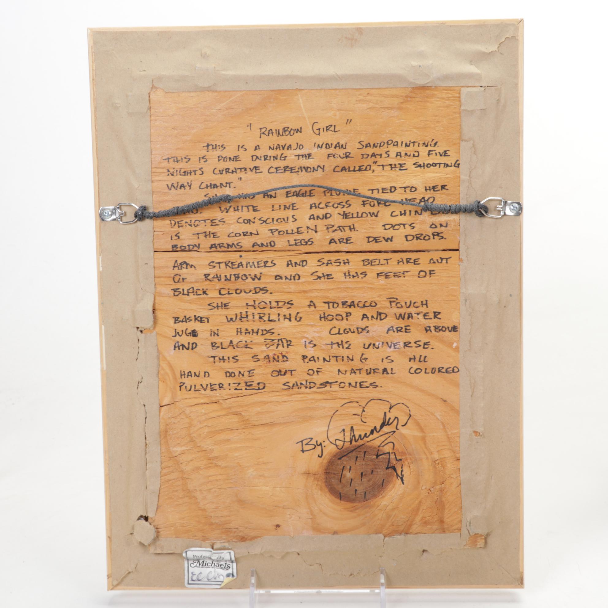 Navajo Sandpaintings with Acoma Pottery and Assorted Collection