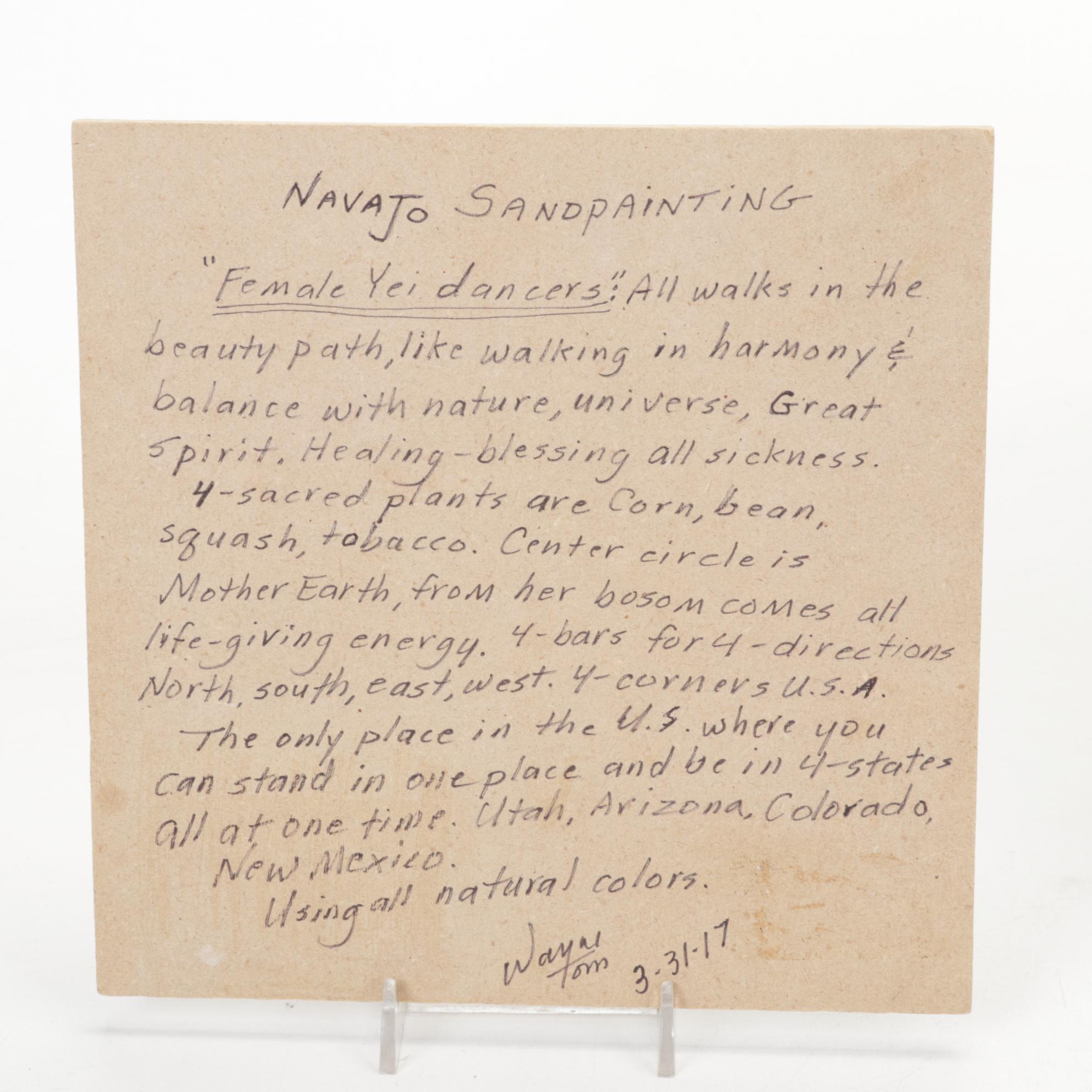 Navajo Sandpaintings with Acoma Pottery and Assorted Collection