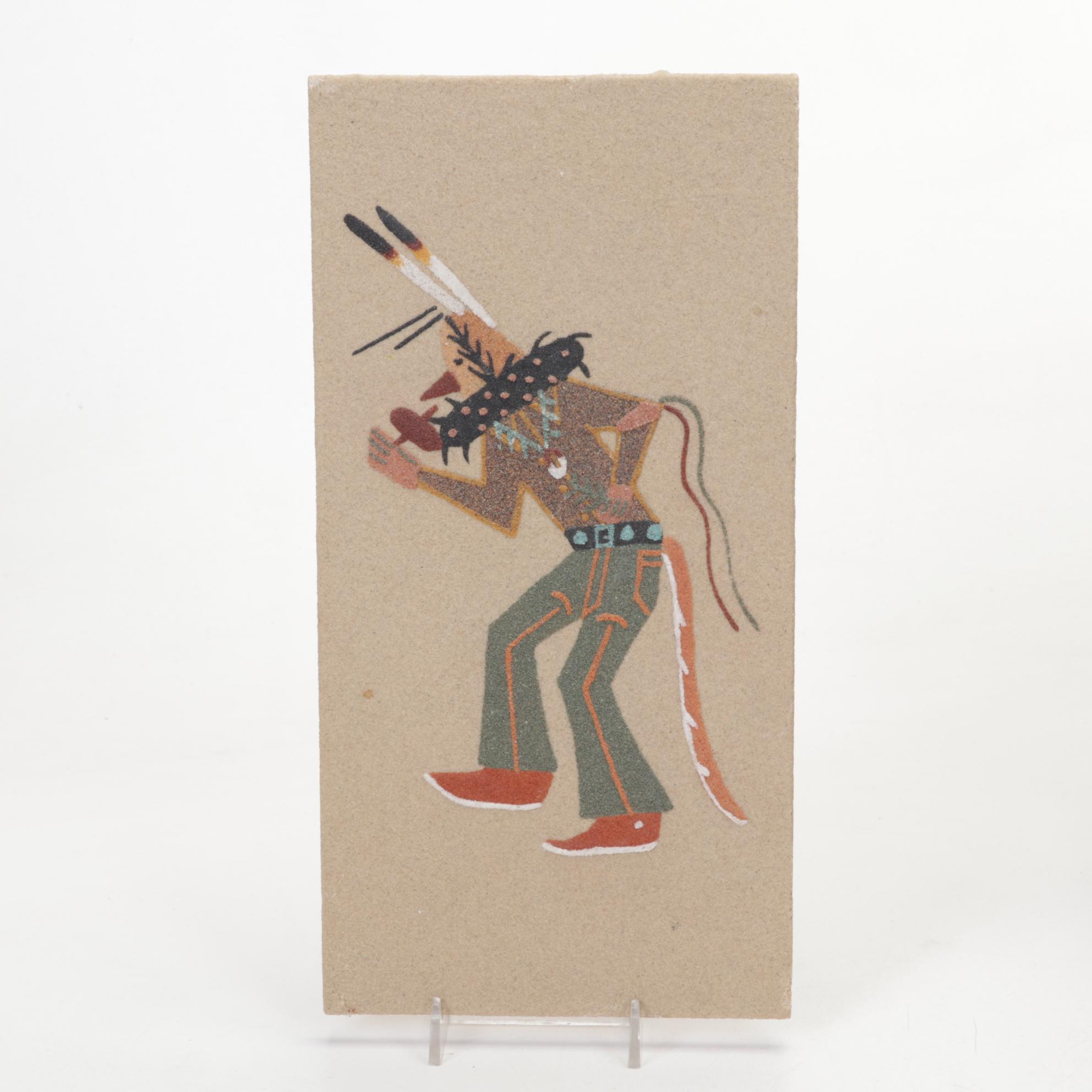 Navajo Sandpaintings with Acoma Pottery and Assorted Collection