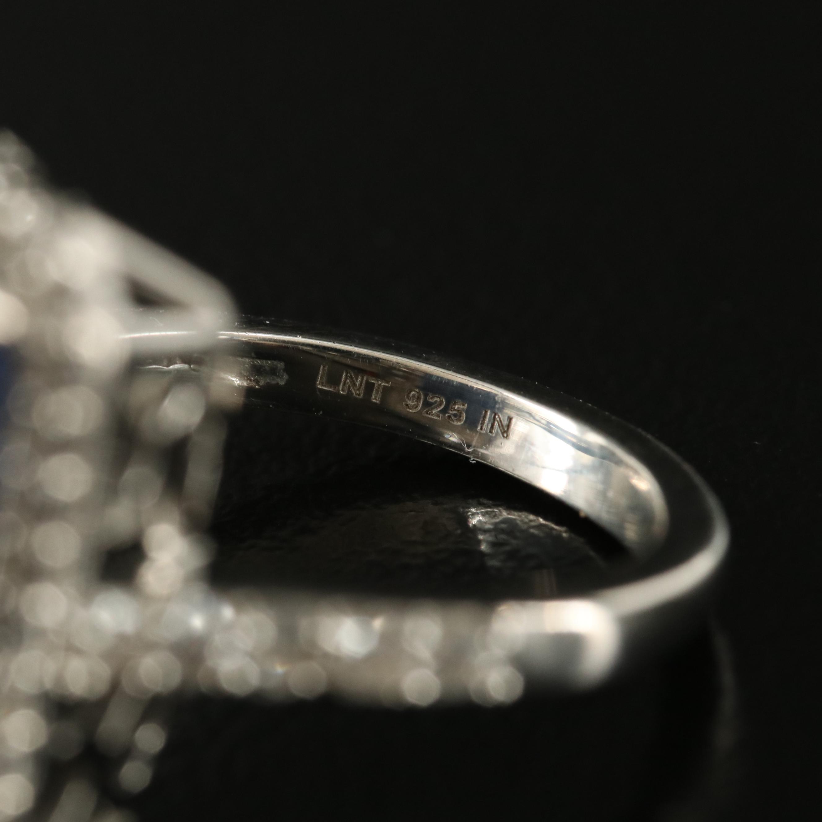 Sterling Beryl and White Topaz Rings