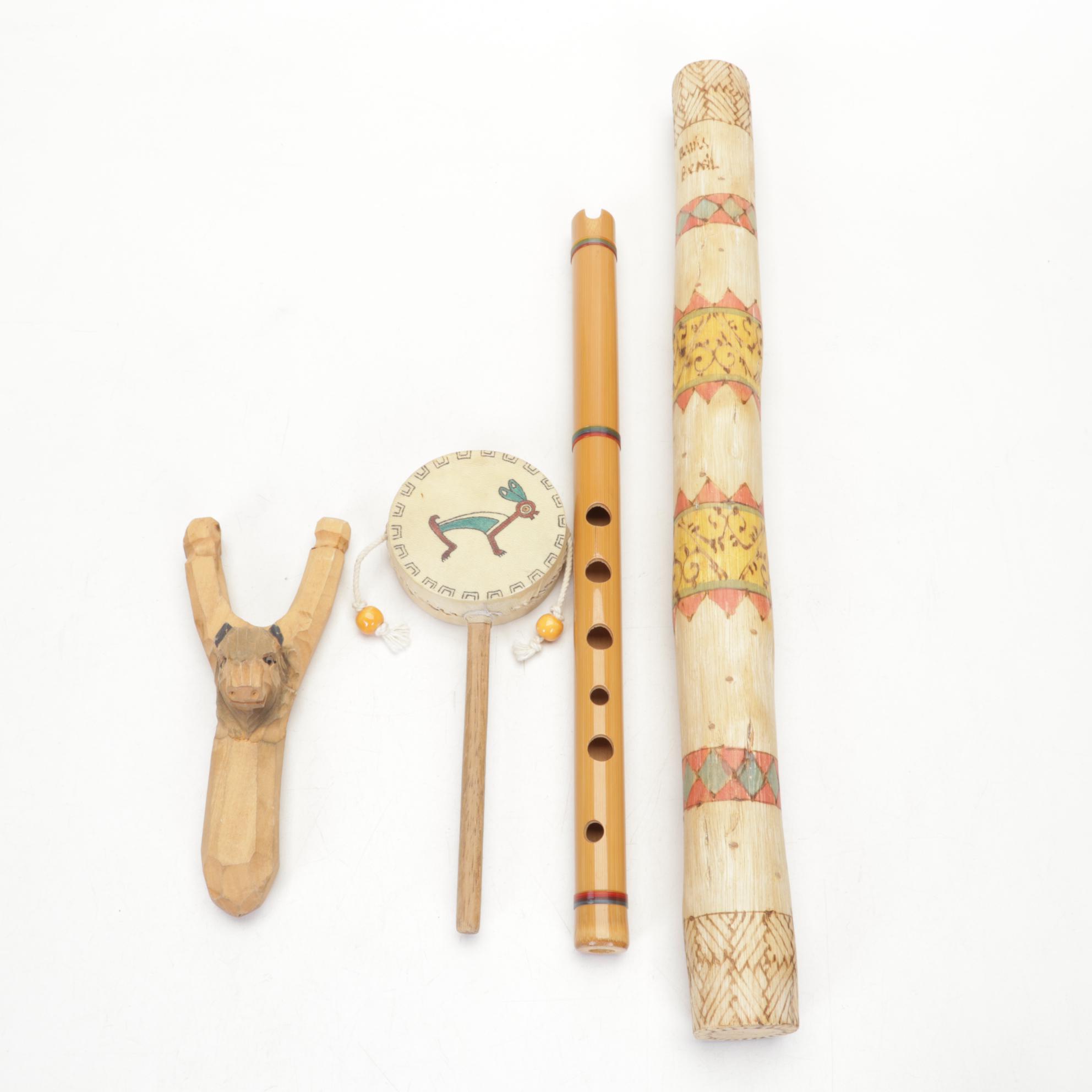 Navajo Sandpaintings with Acoma Pottery and Assorted Collection