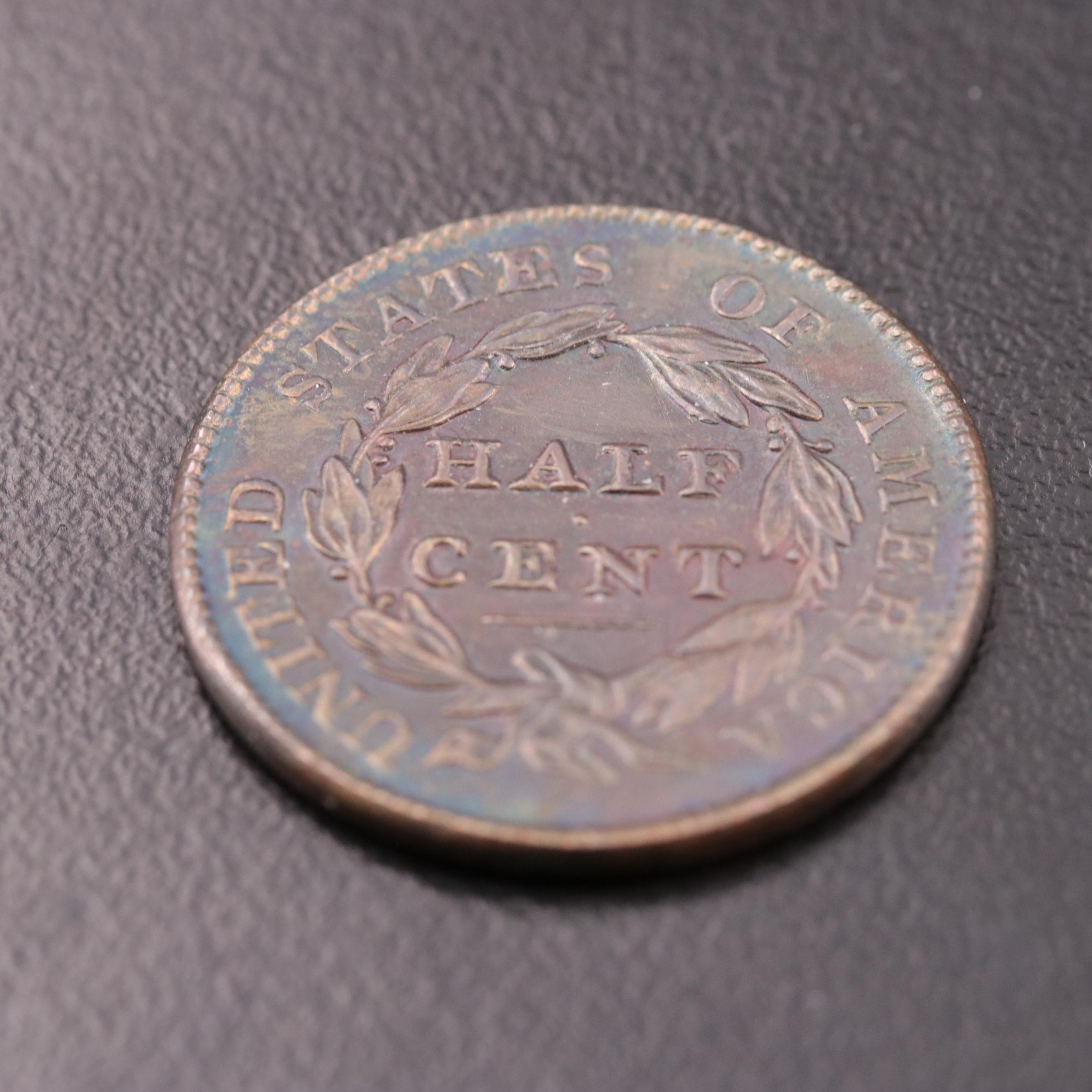 1828 Classic Head Half Cent