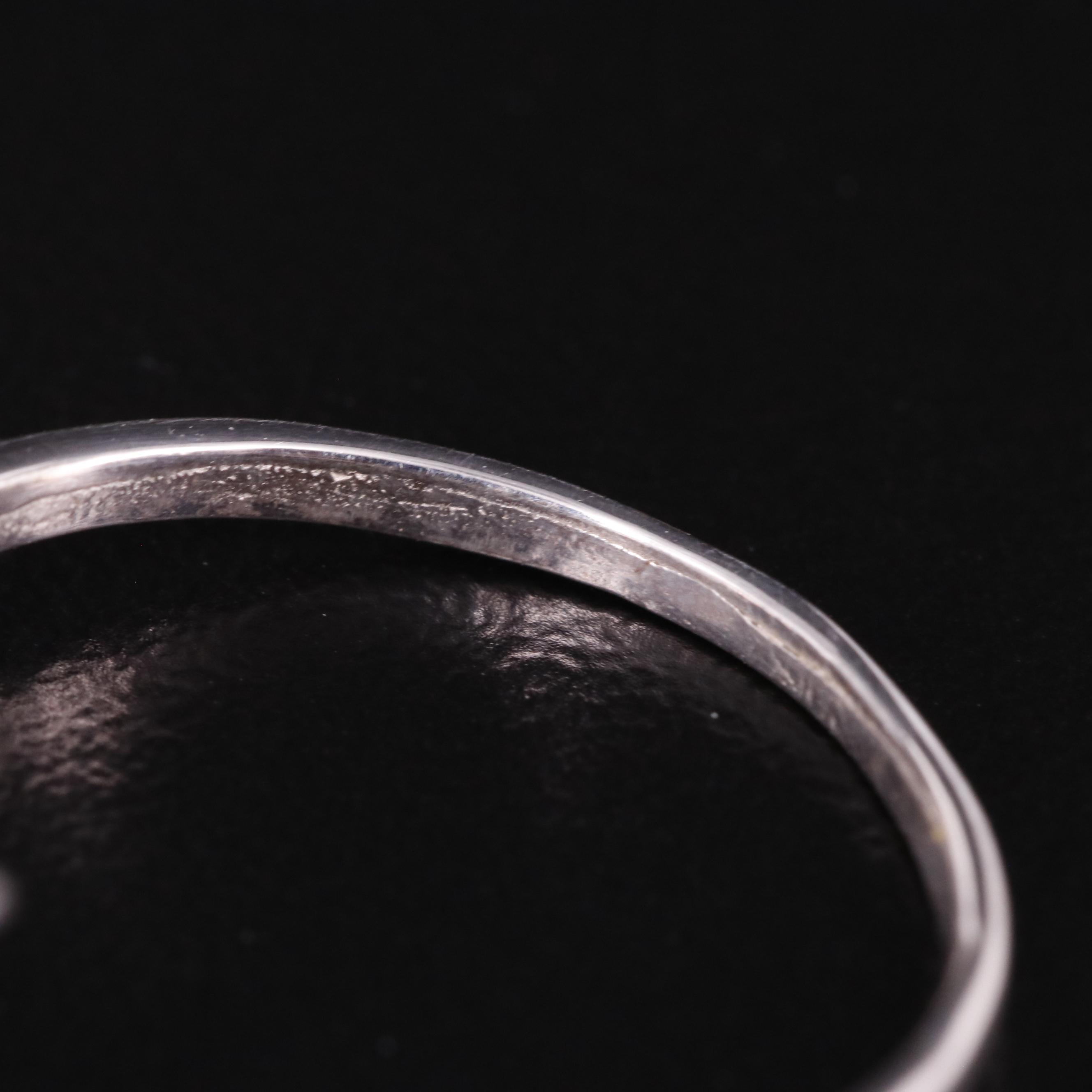 Cubic Zirconia Solitaire Bypass Ring