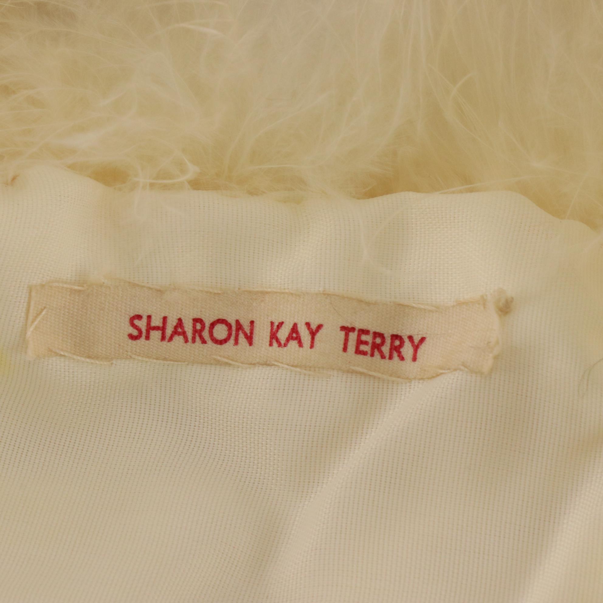 Sharon Kay Terry Marabou Feather, Fox Fur, and Black Bear Fur Collar Accessories