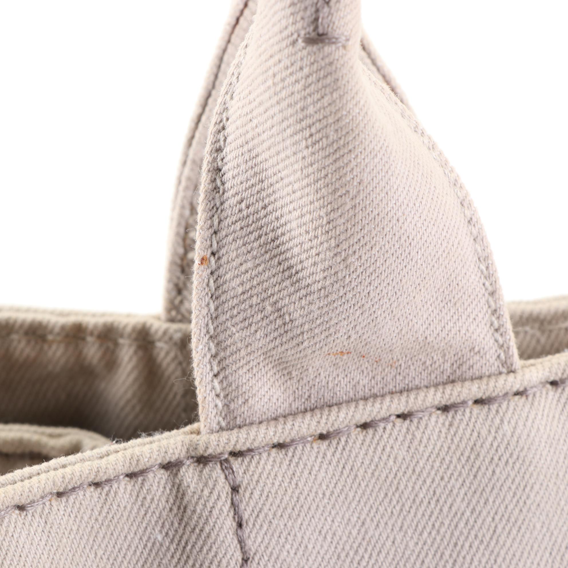 Prada Canapa Logo Large Canvas Tote Bag