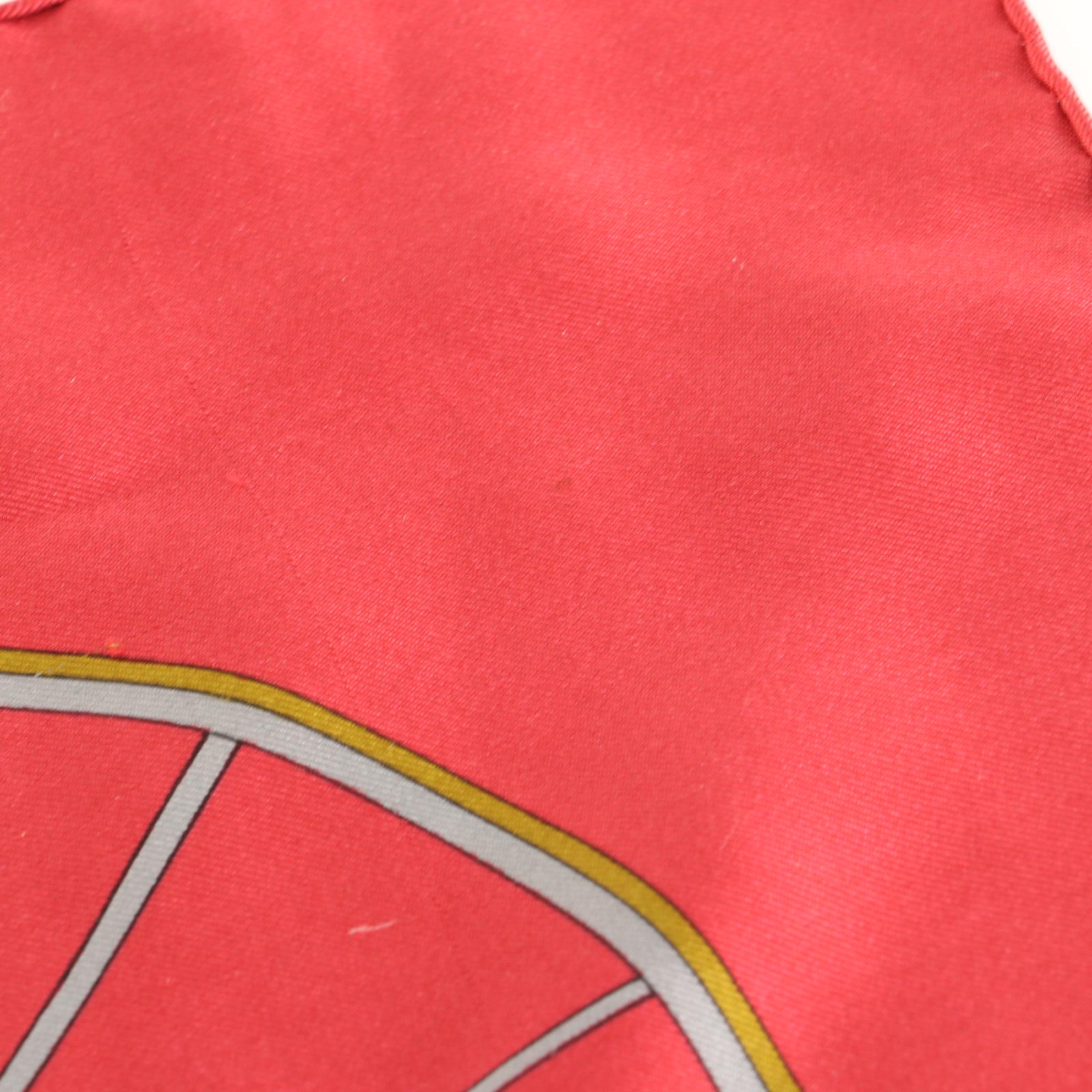 Hermès "Springs" Scarf 90 in Silk Twill