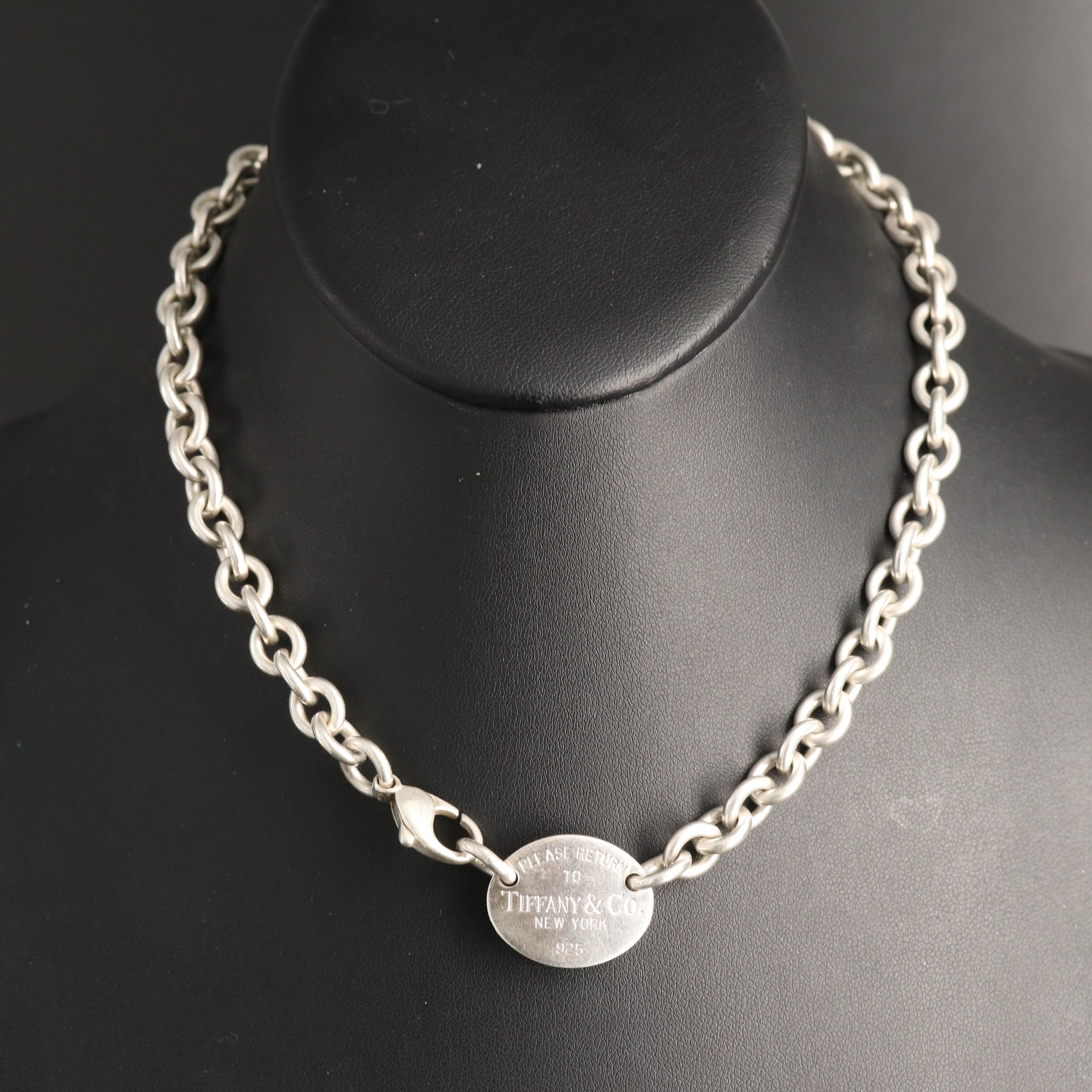 Tiffany & Co. "Return to Tiffany" Sterling Necklace