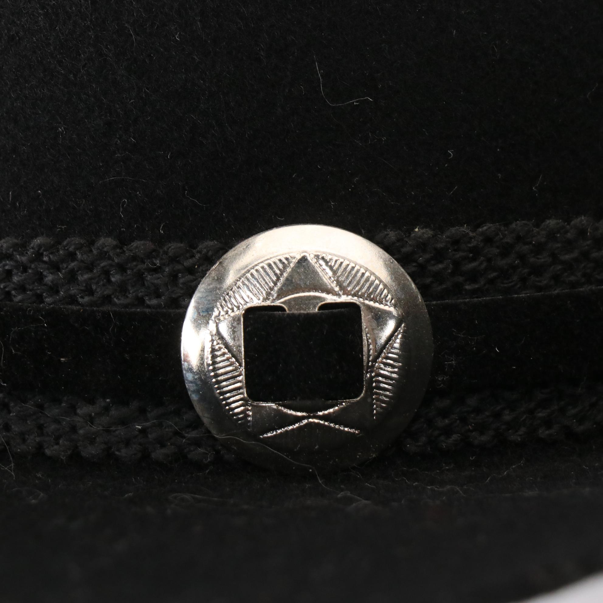 Langenberg Hat Company Gambler and Pinch Front Wool Felt Western Hats with Box