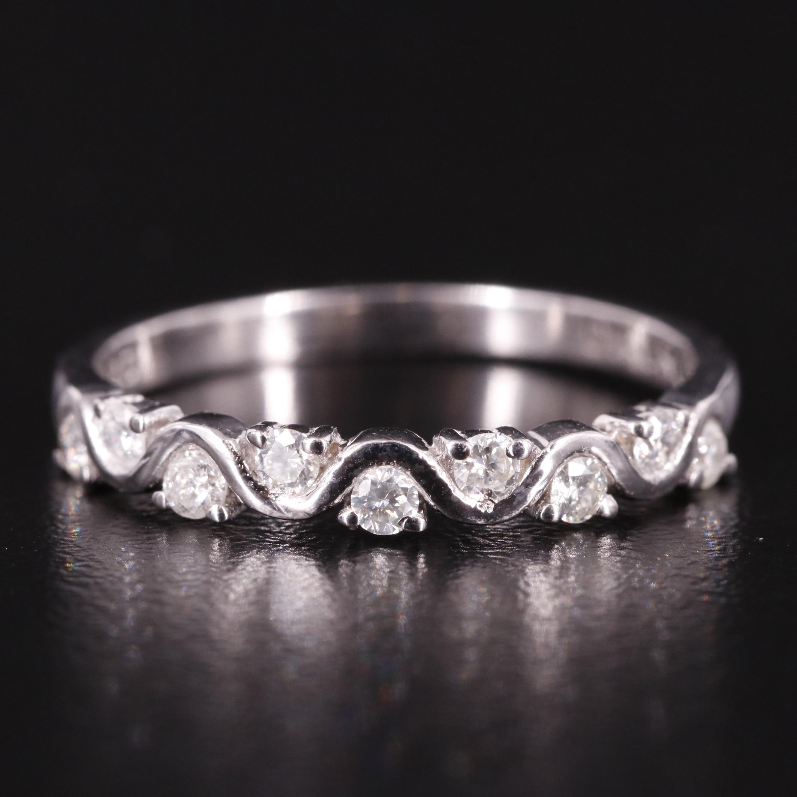 Sterling Diamond Band