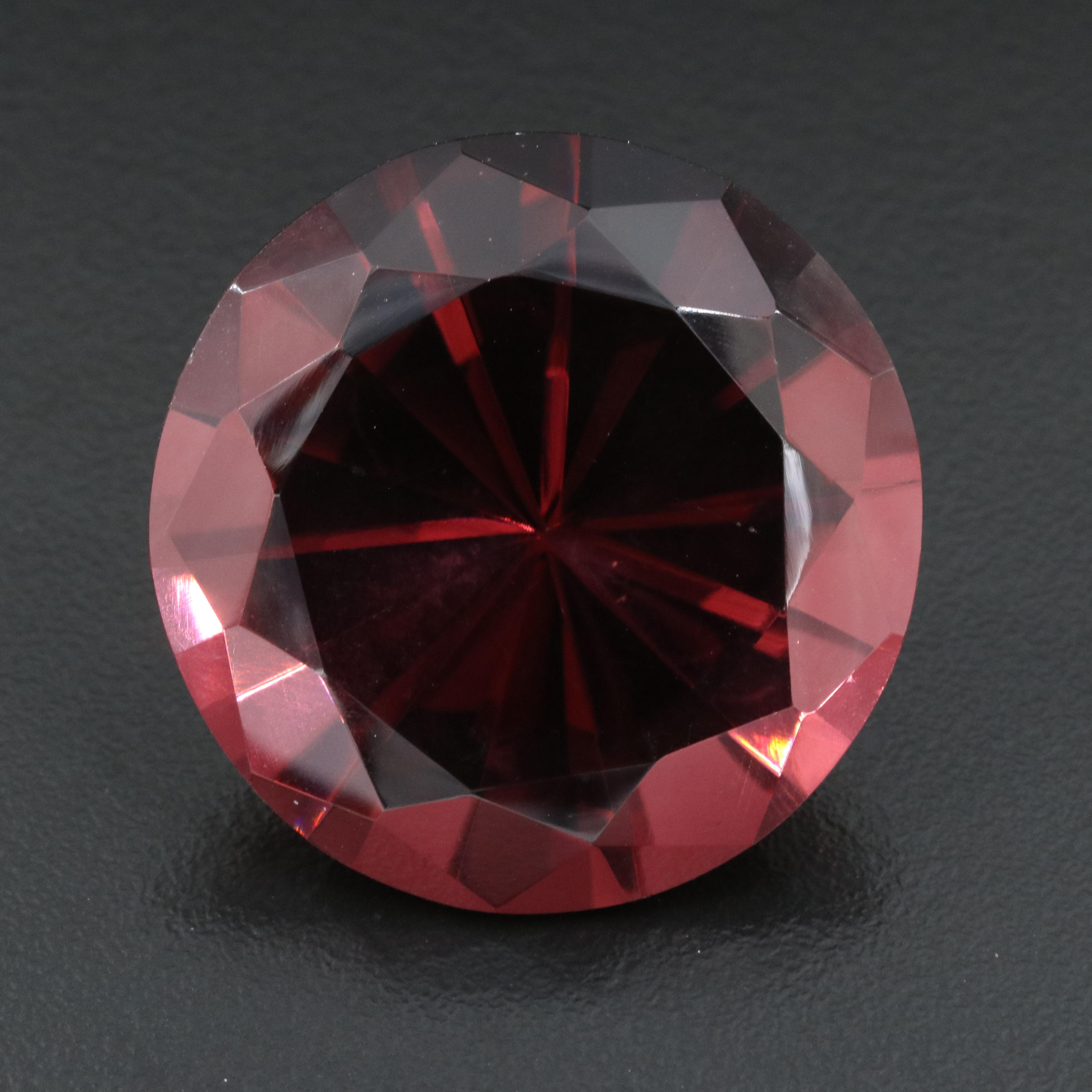 Loose Round Faceted Glass