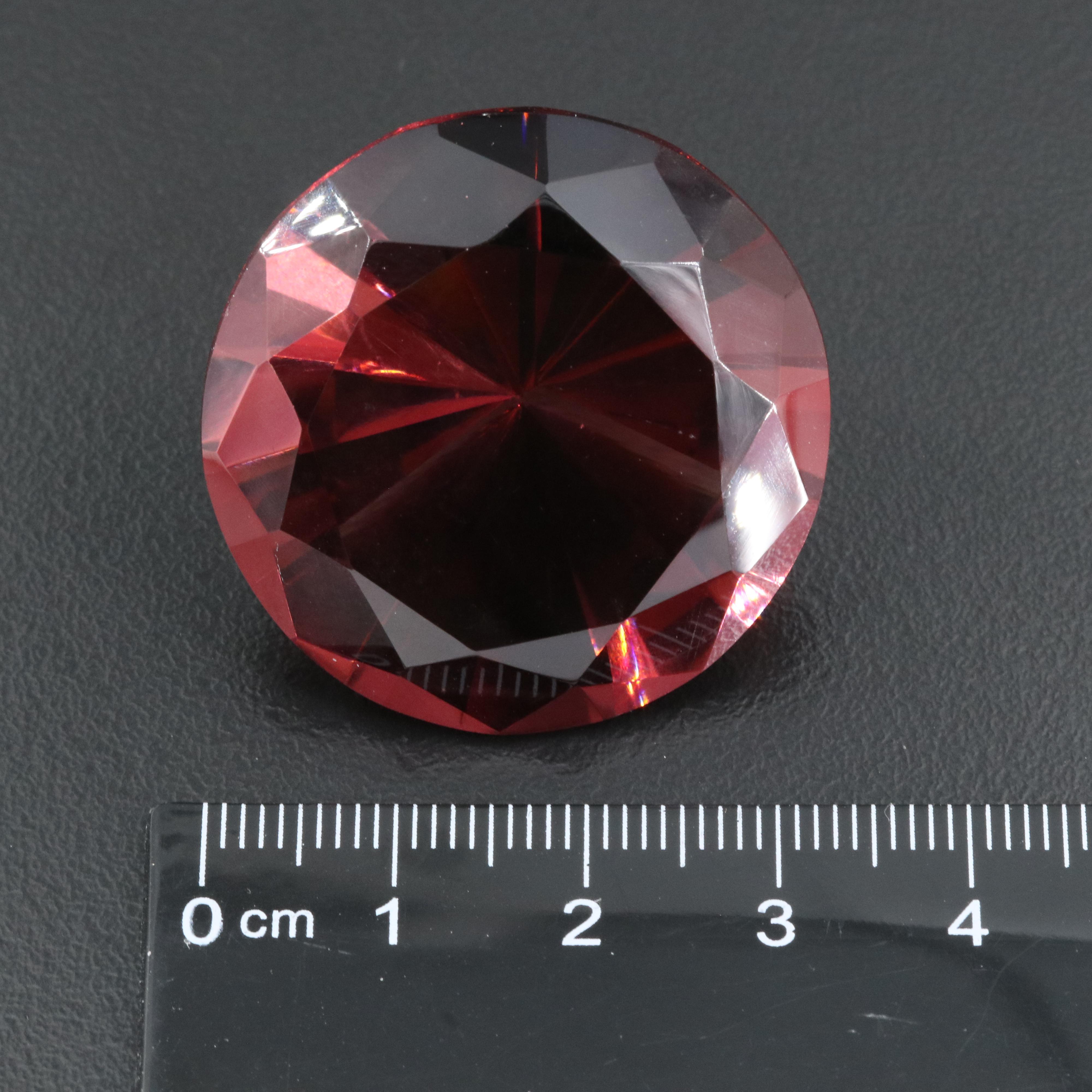 Loose Round Faceted Glass