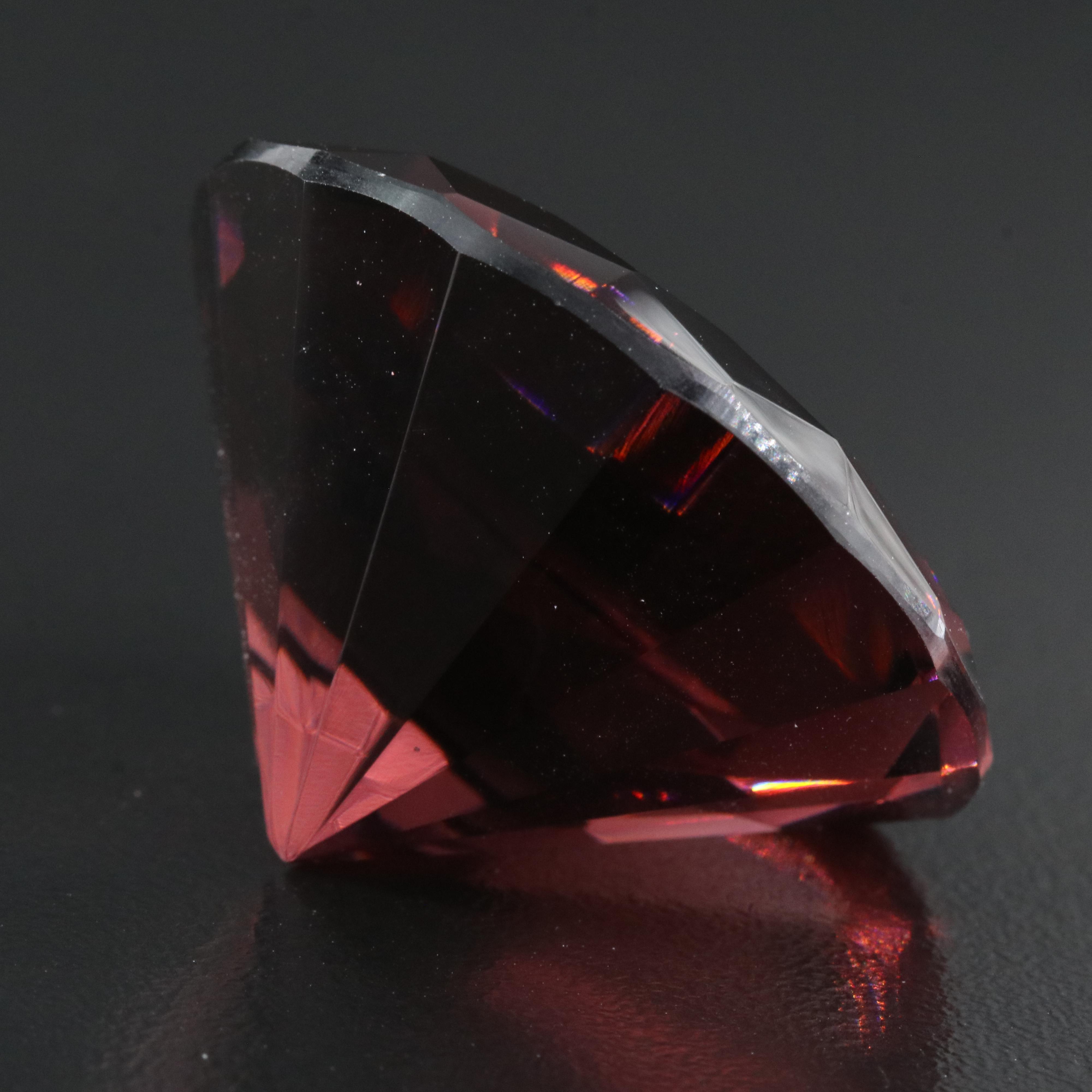 Loose Round Faceted Glass