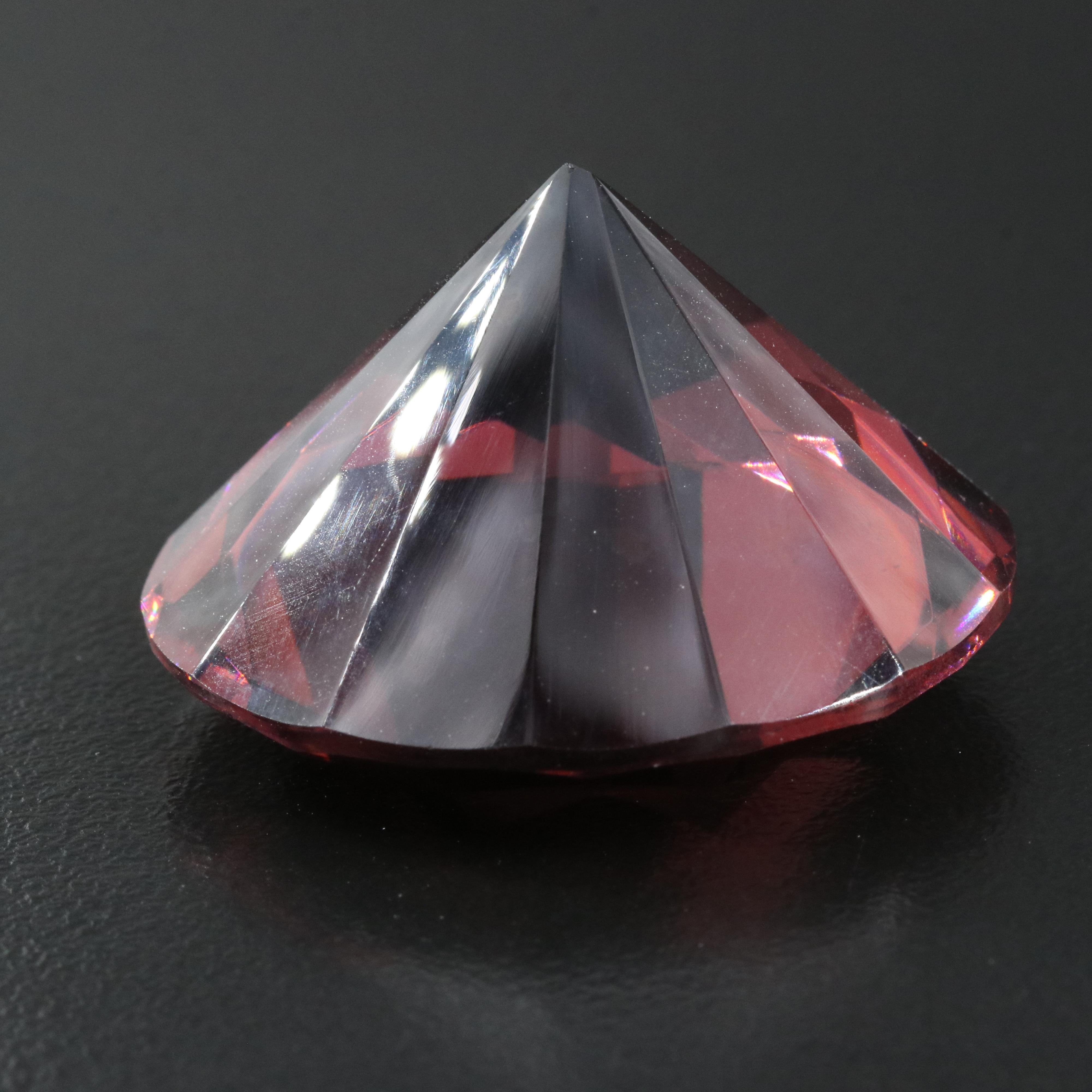 Loose Round Faceted Glass