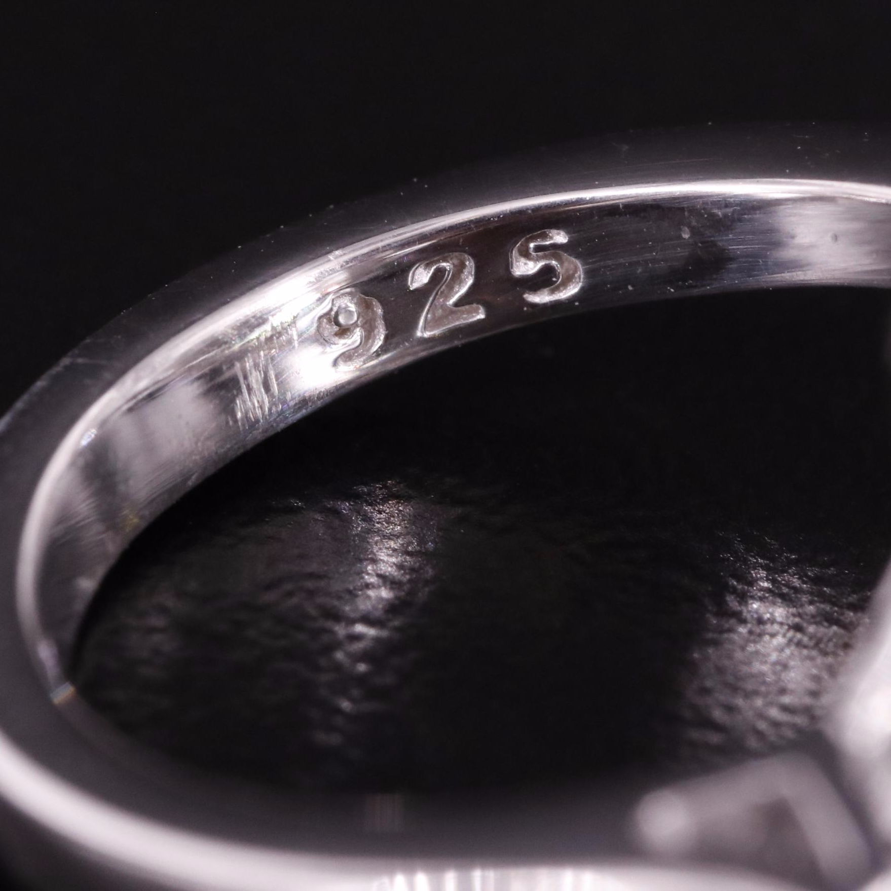 Sterling Prasiolite and White Topaz Ring