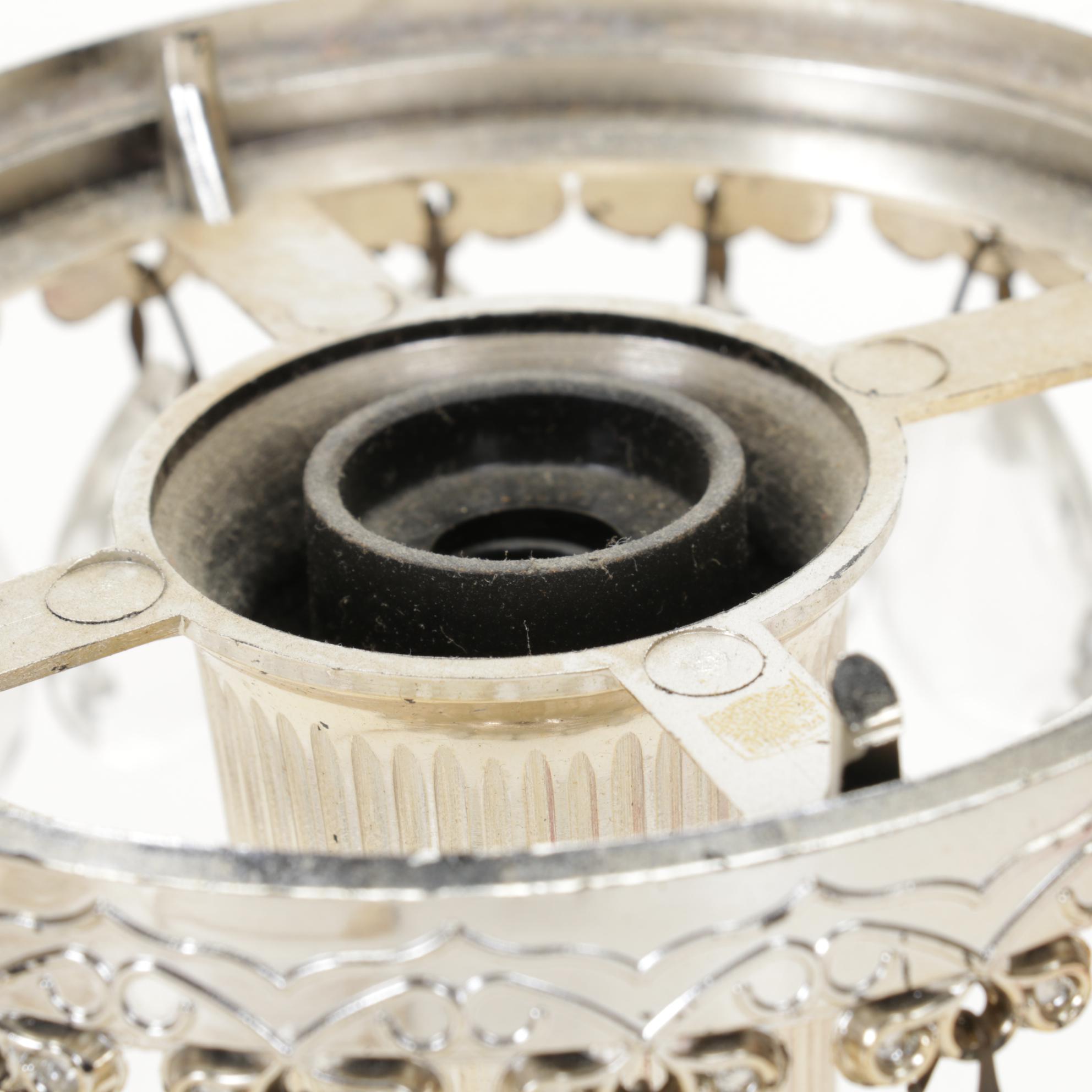 Pink Glass and Crystal Boudoir and Table Lamps, Attributed to Michelotti