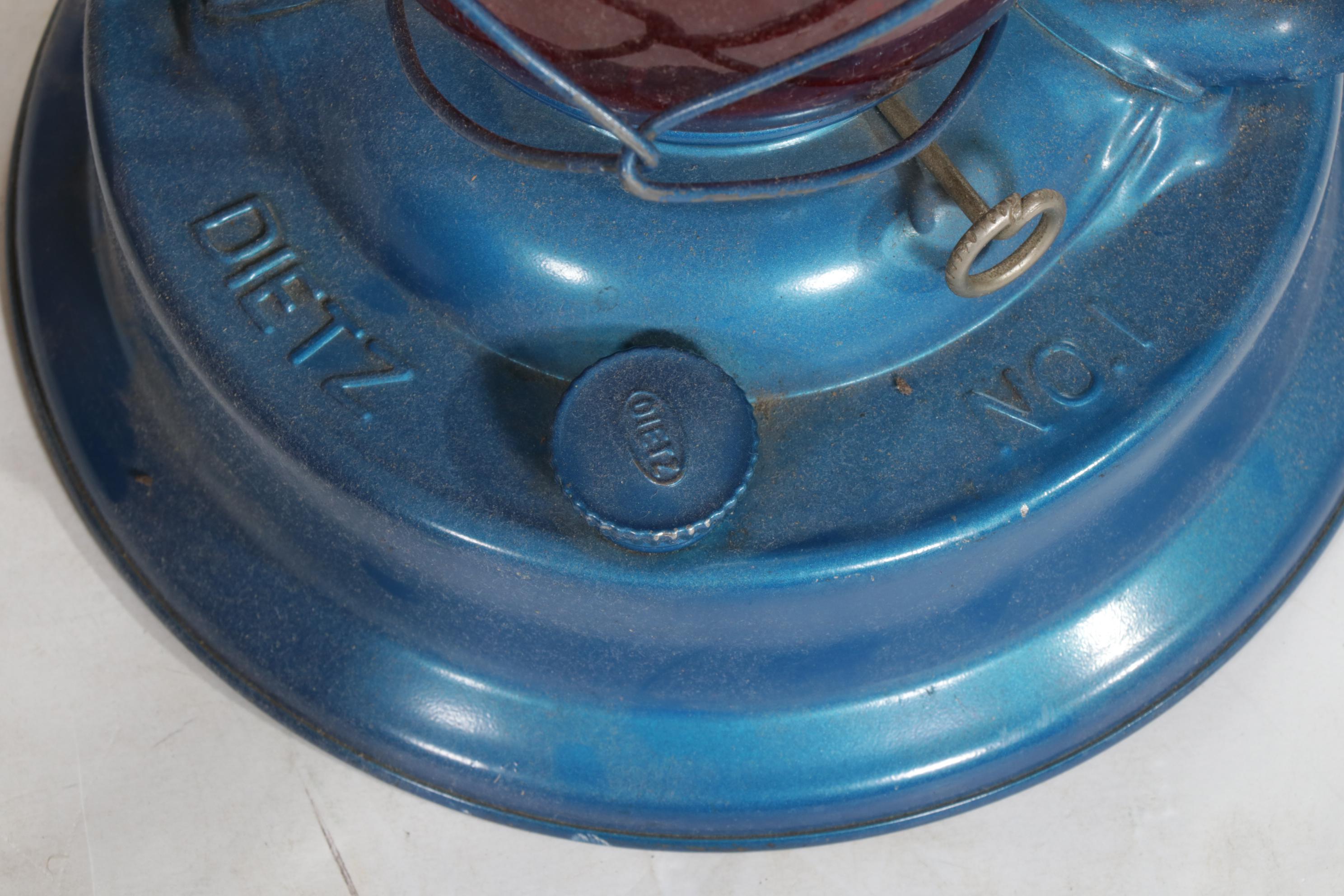 Dietz Little Wizard Lantern, Picnic Basket and Wall-Mount Match Safe