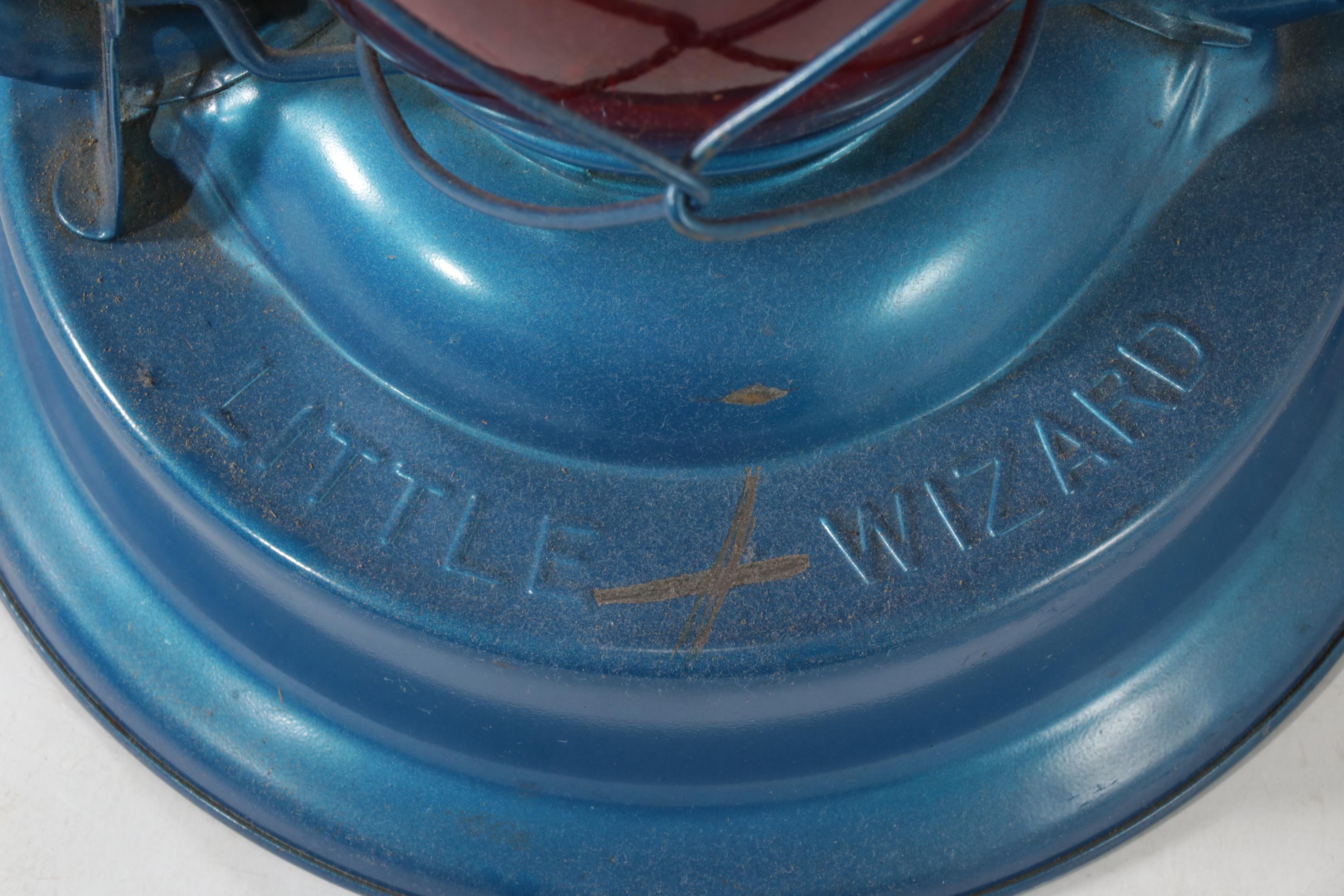 Dietz Little Wizard Lantern, Picnic Basket and Wall-Mount Match Safe