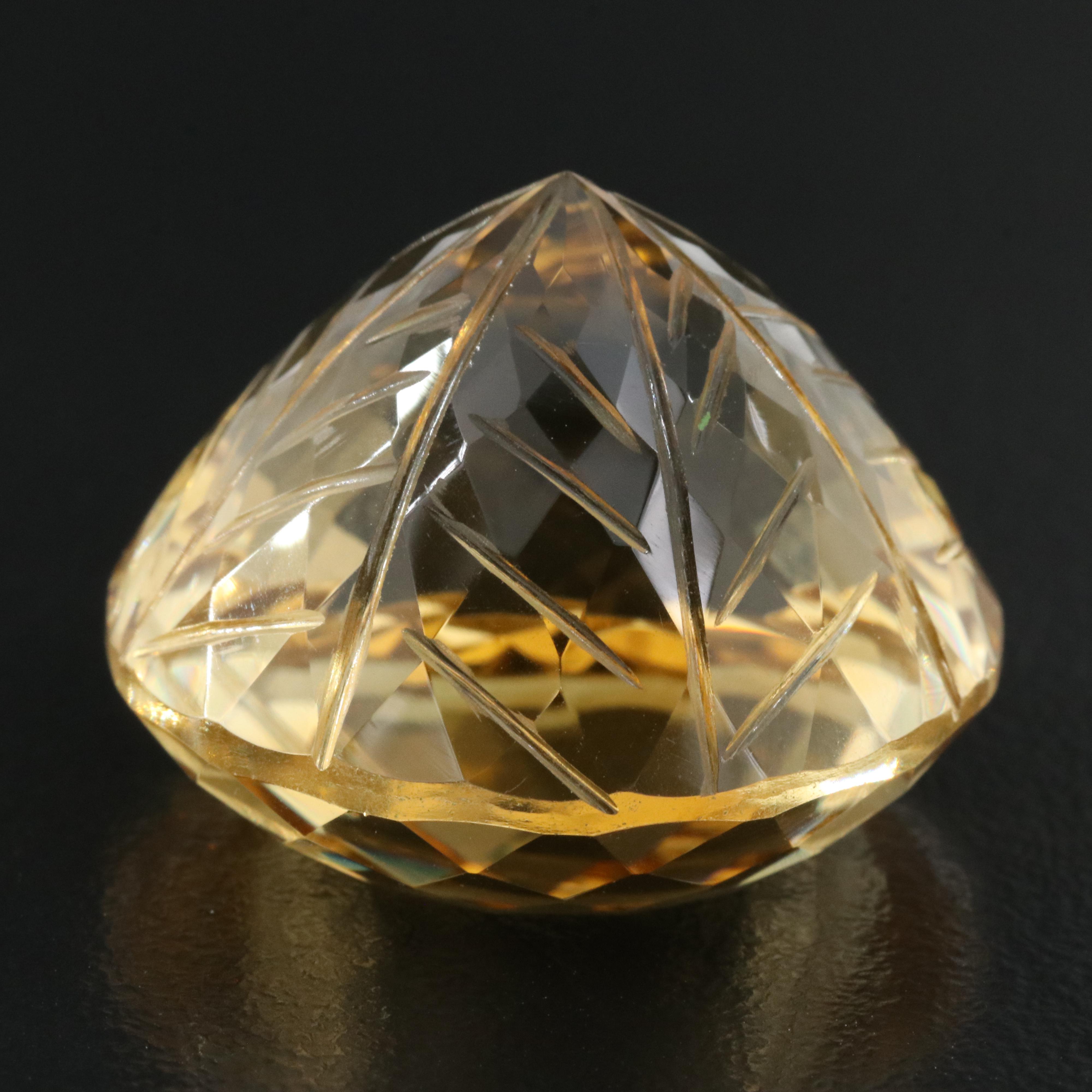 Loose 58.86 CT Citrine