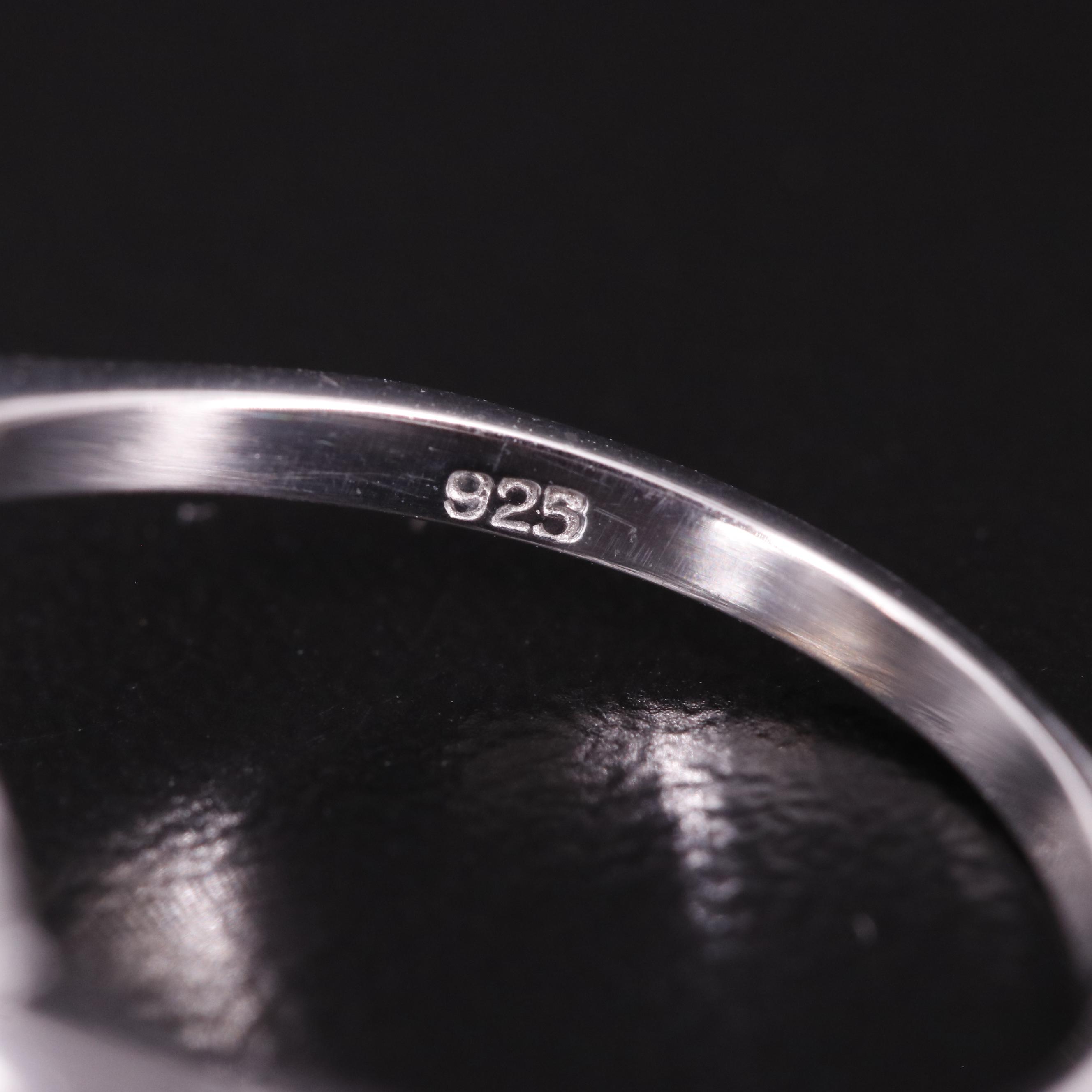 Sterling Smoky Quartz Ring