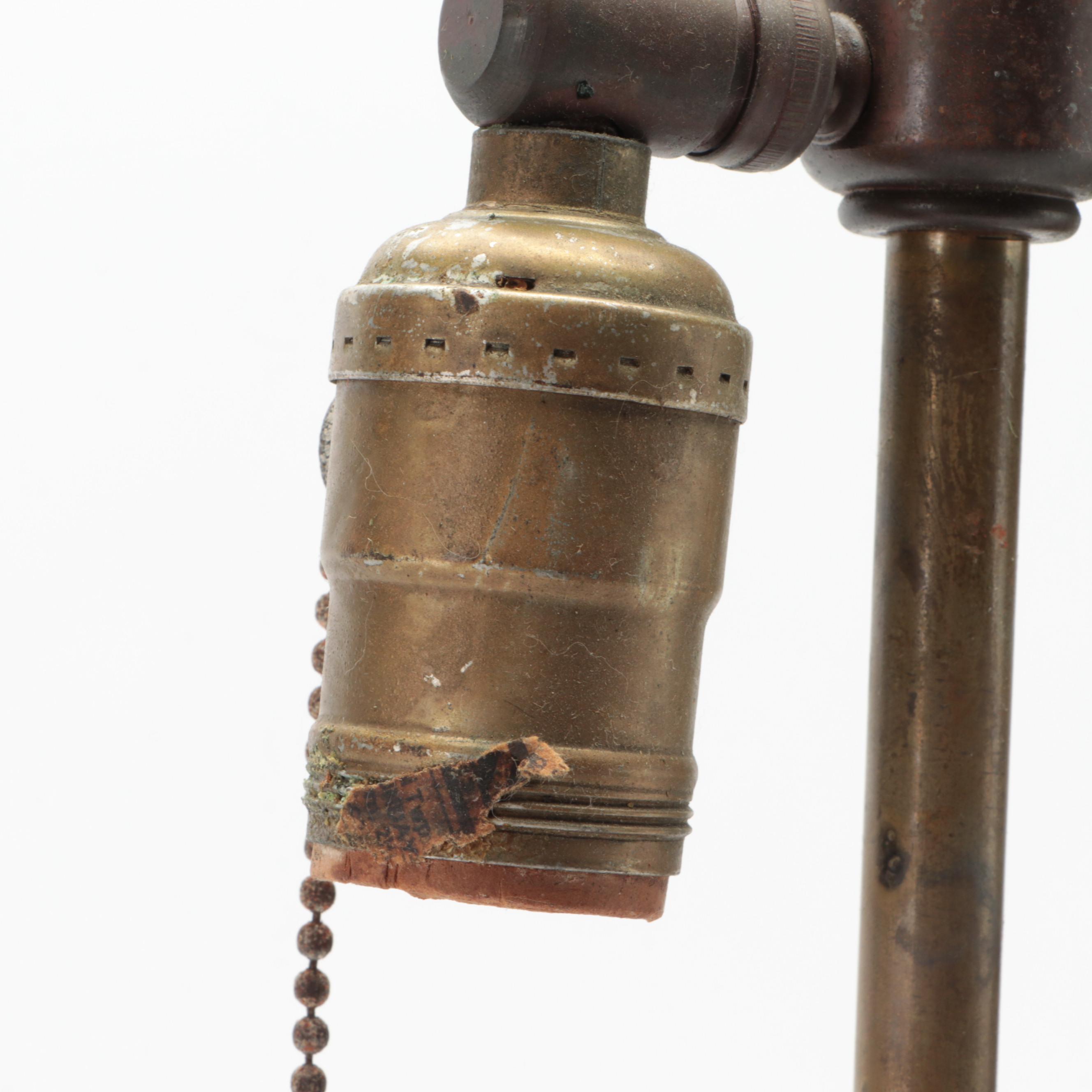 Chinese Flambé Sang de Boeuf Glazed Porcelain Vase Table Lamp