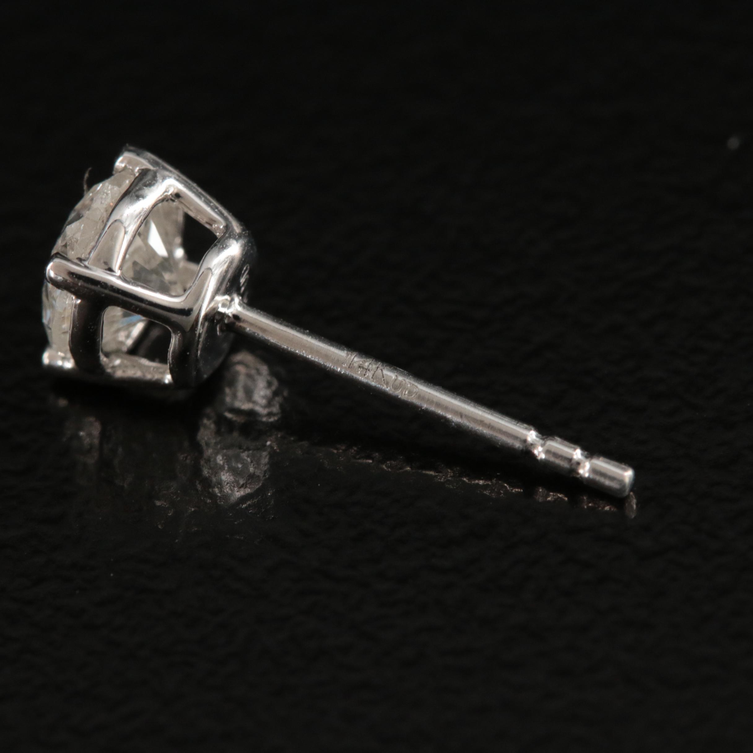14K 0.97 CTW Diamond Stud Earrings