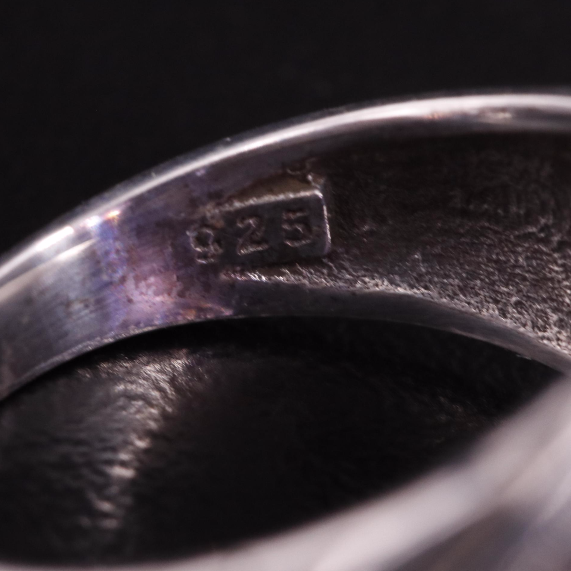 Sterling Amethyst Solitaire Ring