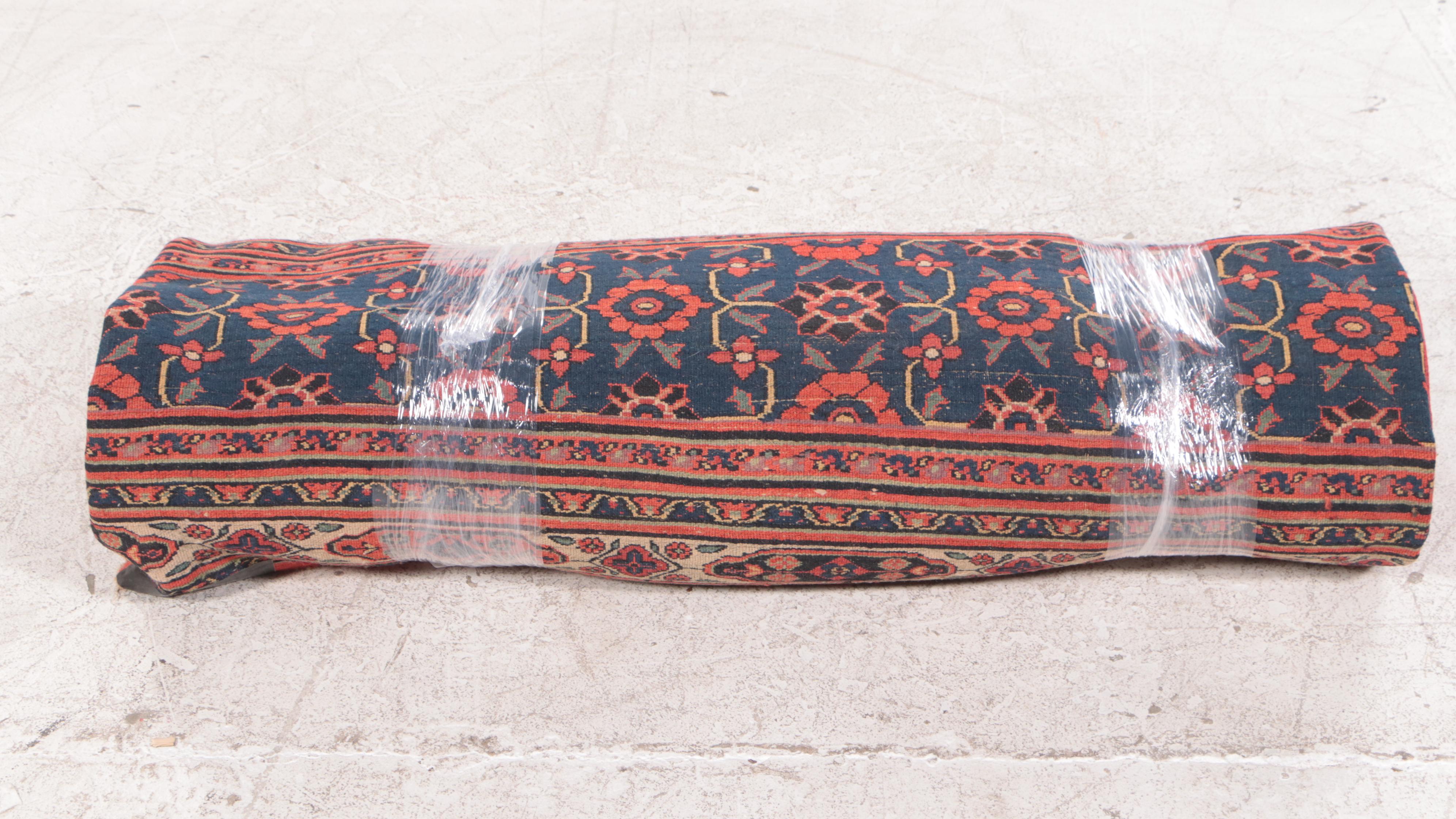 10'8 x 13'2 Hand-Knotted Persian Bijar Area Rug, Semi-Antique