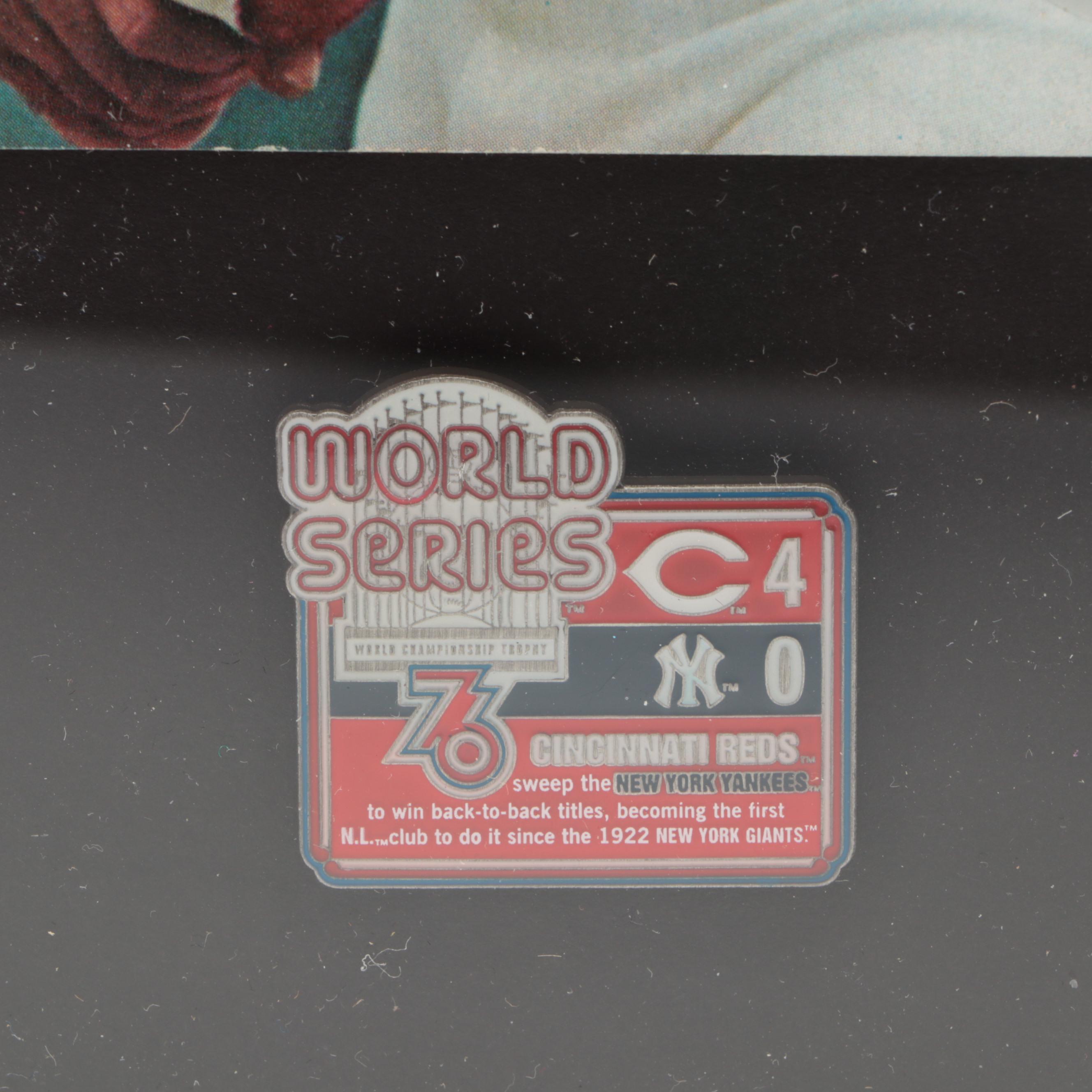 Joe Morgan and Pete Rose Signed Sport Magazine, Framed In Matted Display