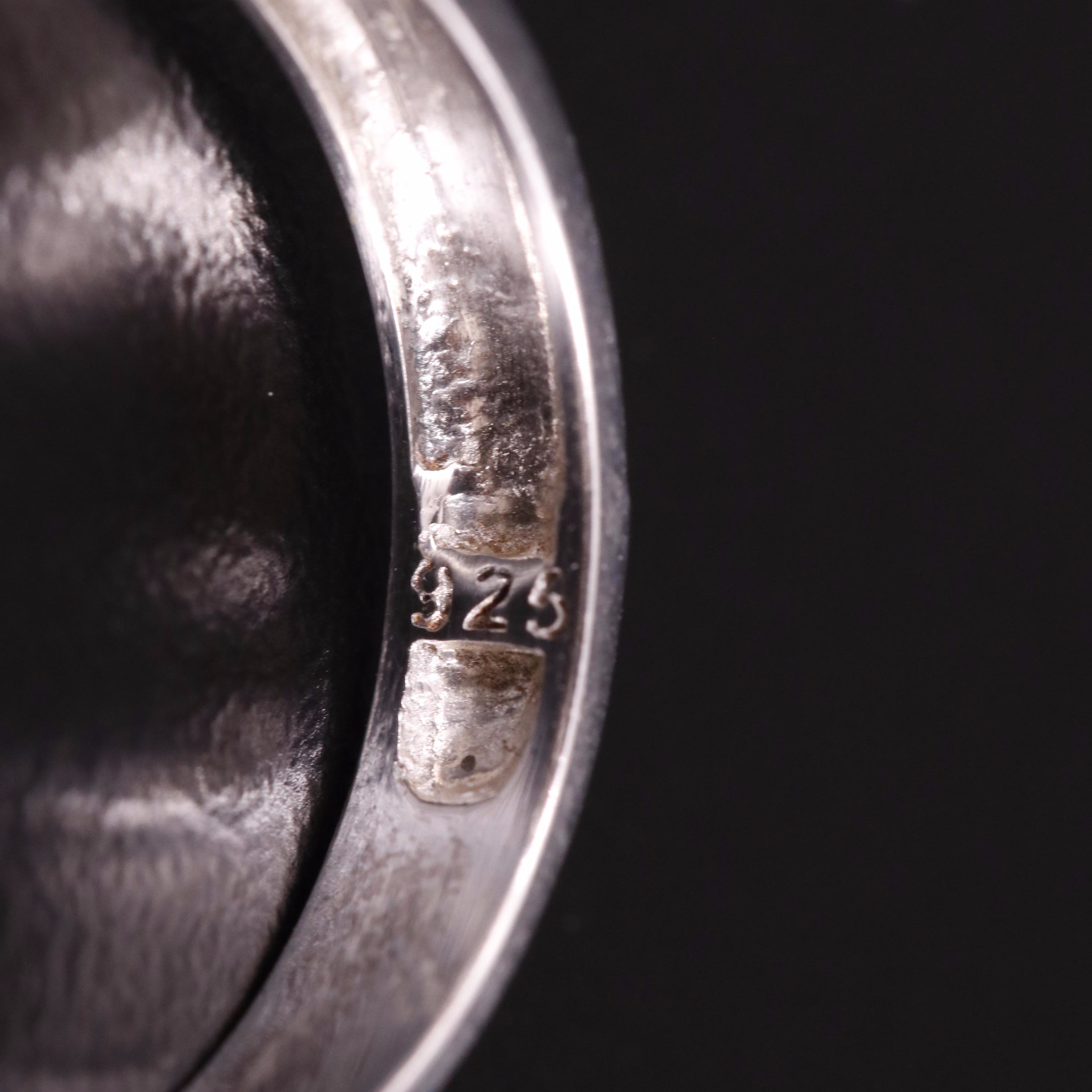 Sterling Garnet Ring