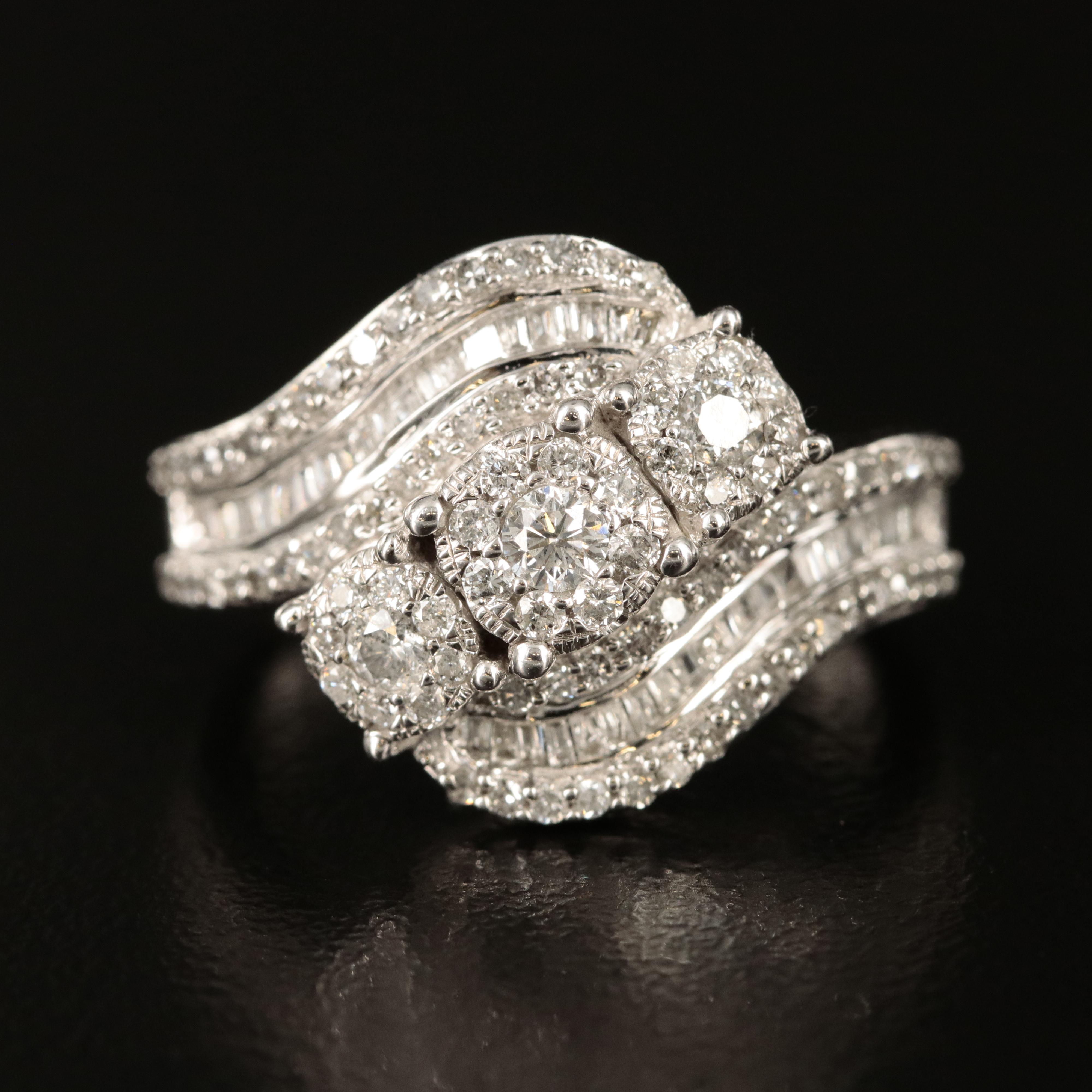 10K 1.03 CTW Diamond Ring