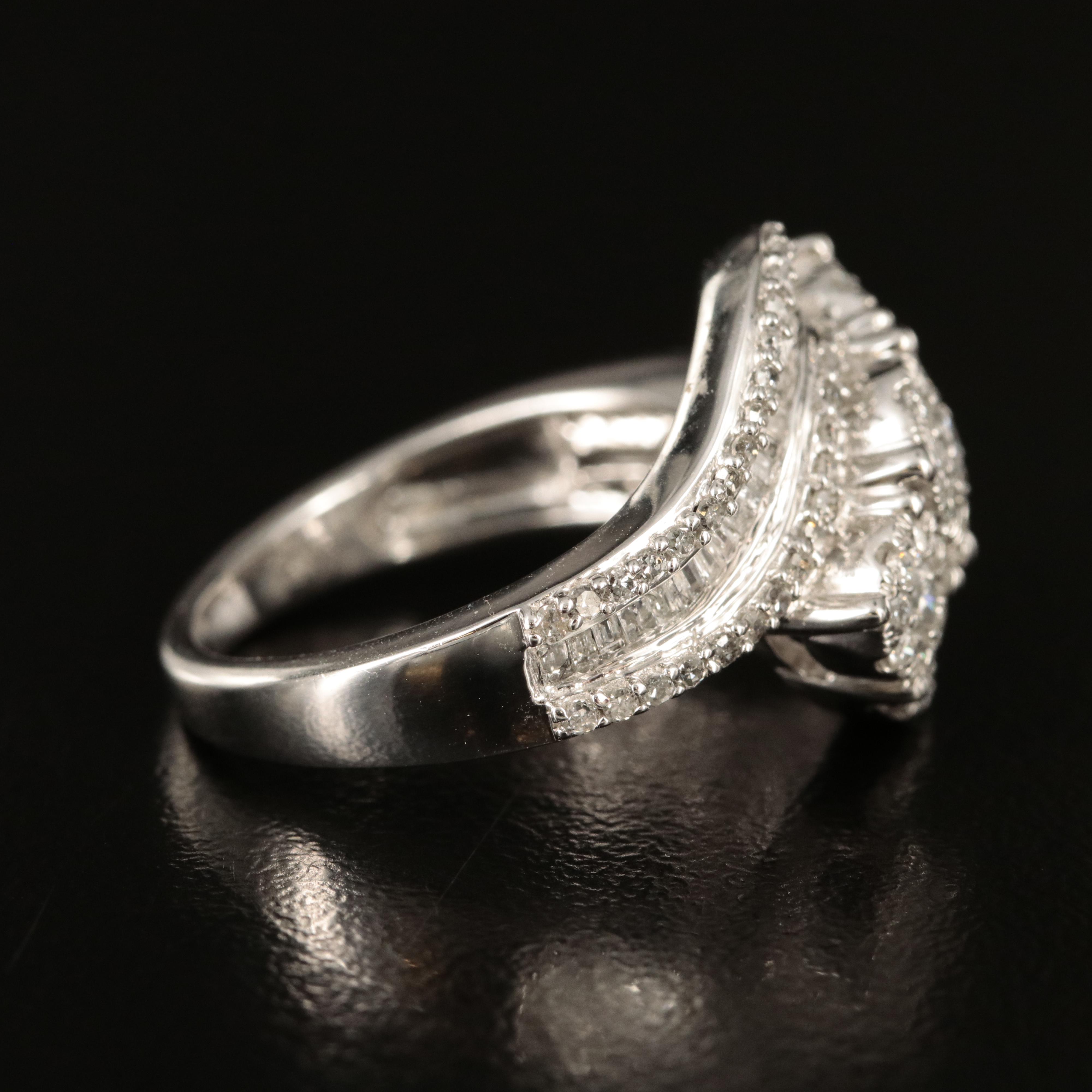 10K 1.03 CTW Diamond Ring