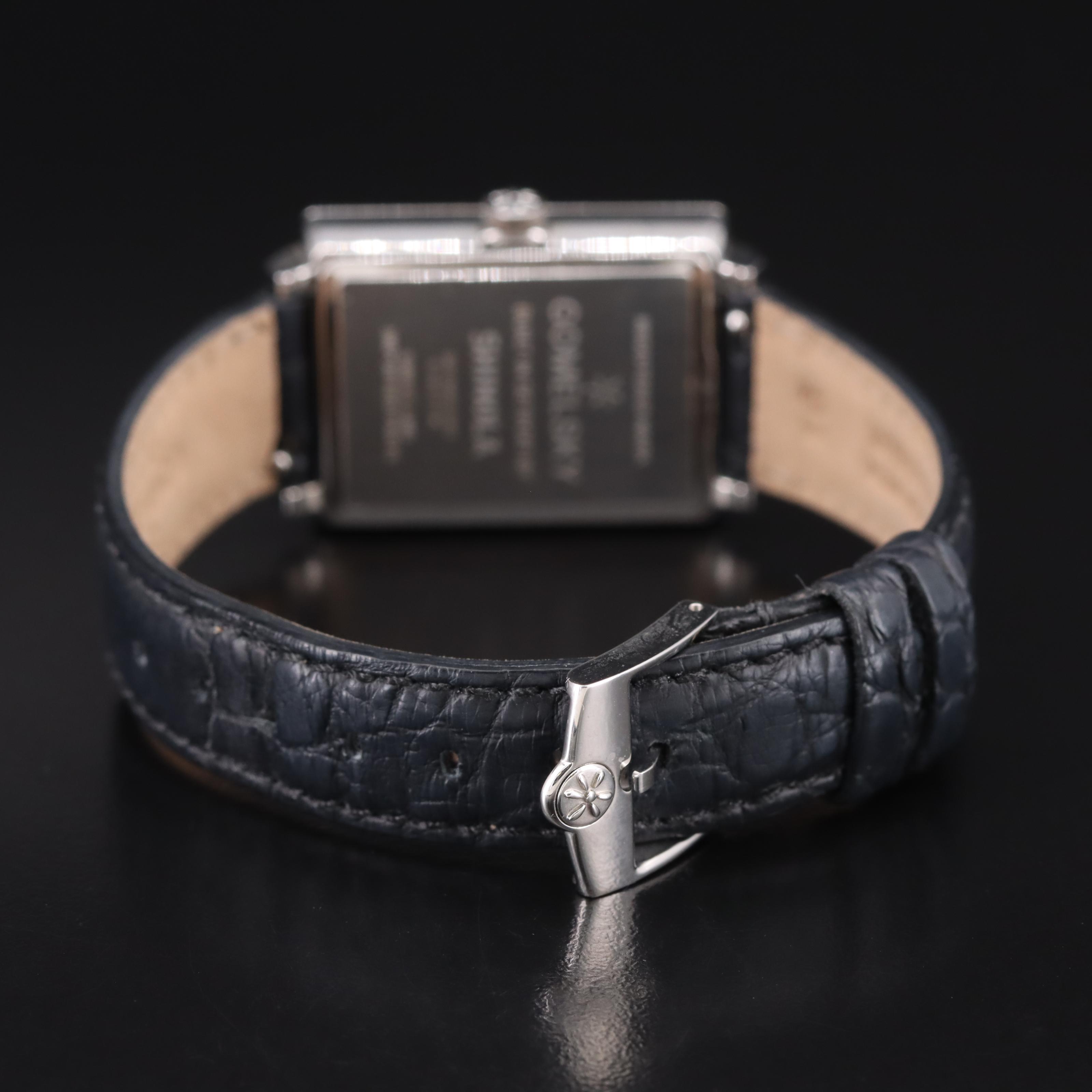 Shinola Gomelsky Malachite and Diamond Dial Watch